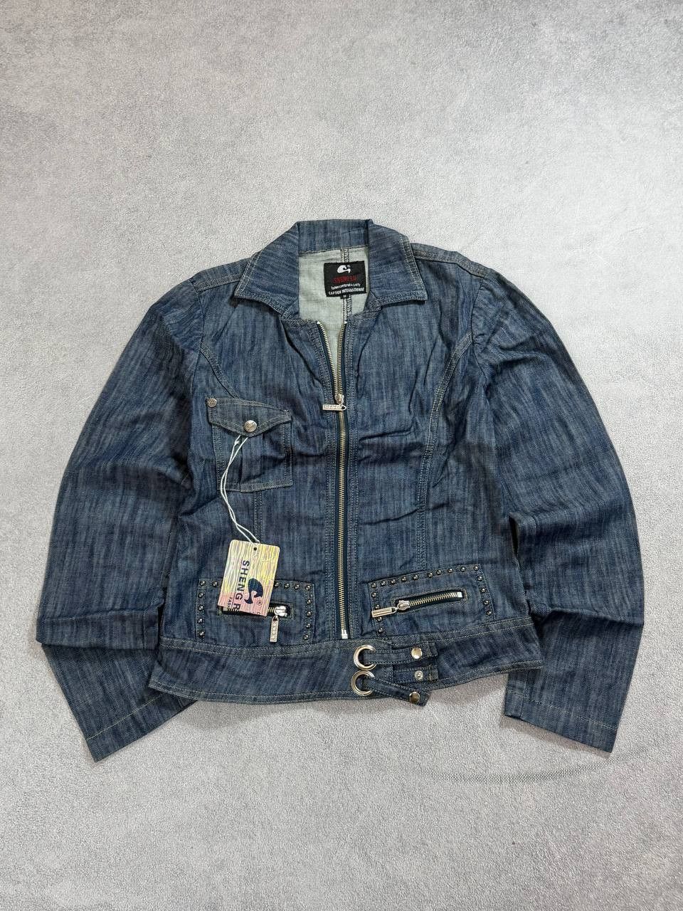 Japanese Brand VTG 90s Denim Trucker Multi-zip archive japan style jacket Size US S / EU 44-46 / 1 - 4 Thumbnail