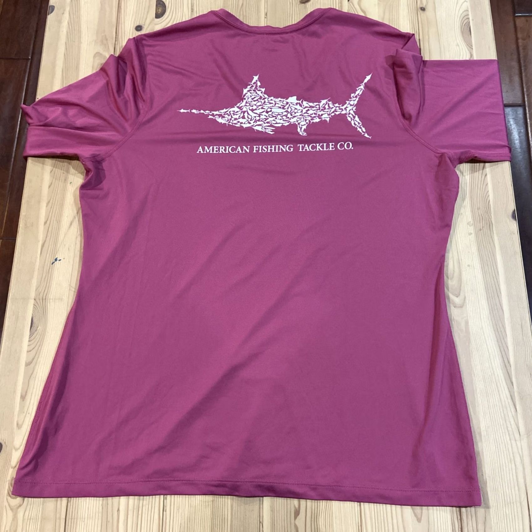 Pinko AFTCO Shirt Mens XL Pink V neck Long Sleeve Fishing Performance Sun Outdoor Shirt Size US XL / EU 56 / 4 - 7 Thumbnail