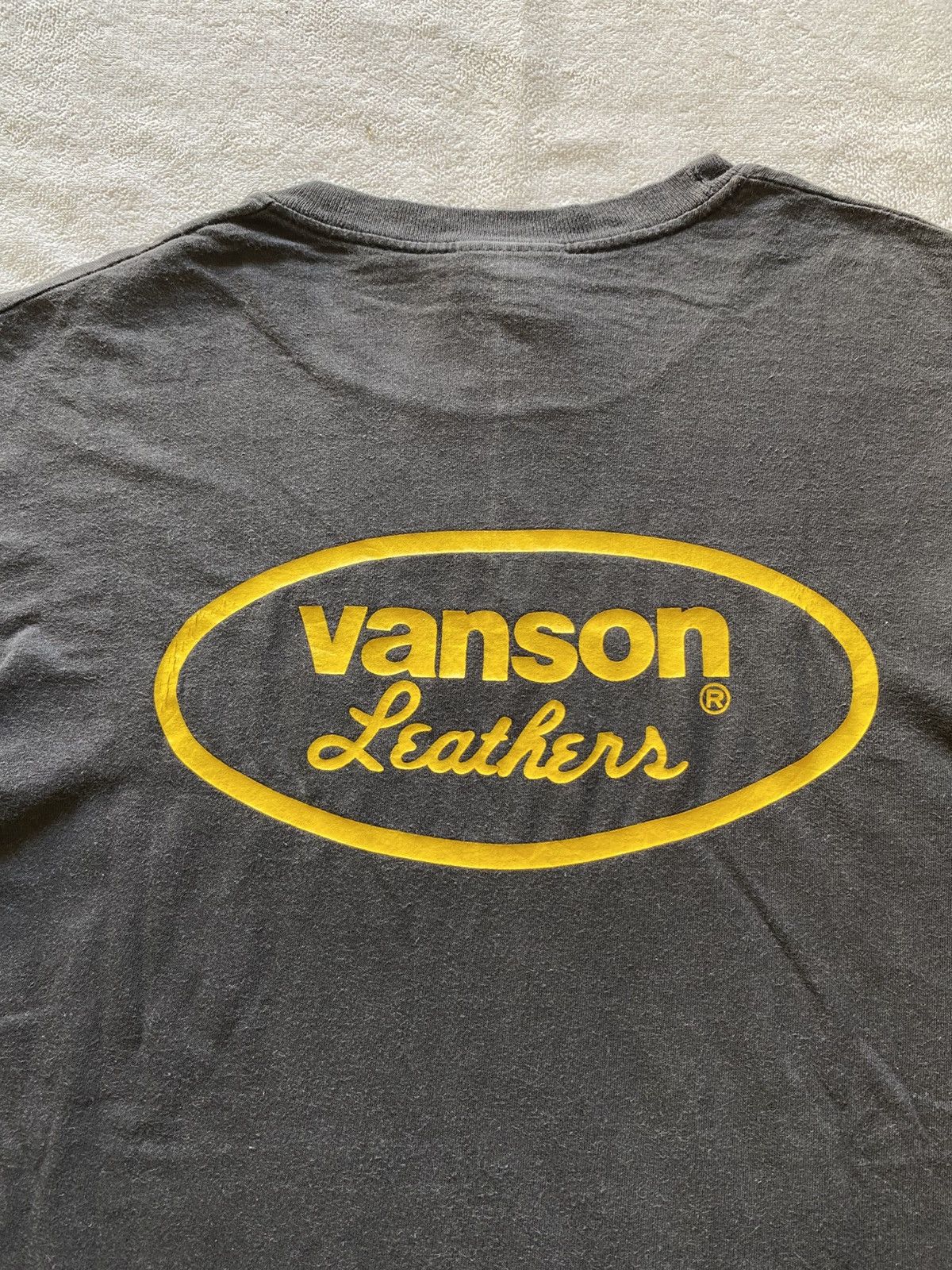 Vanson Leathers Vintage Faded Vanson Leather Tshirt by Hanes Size US M / EU 48-50 / 2 - 6 Thumbnail