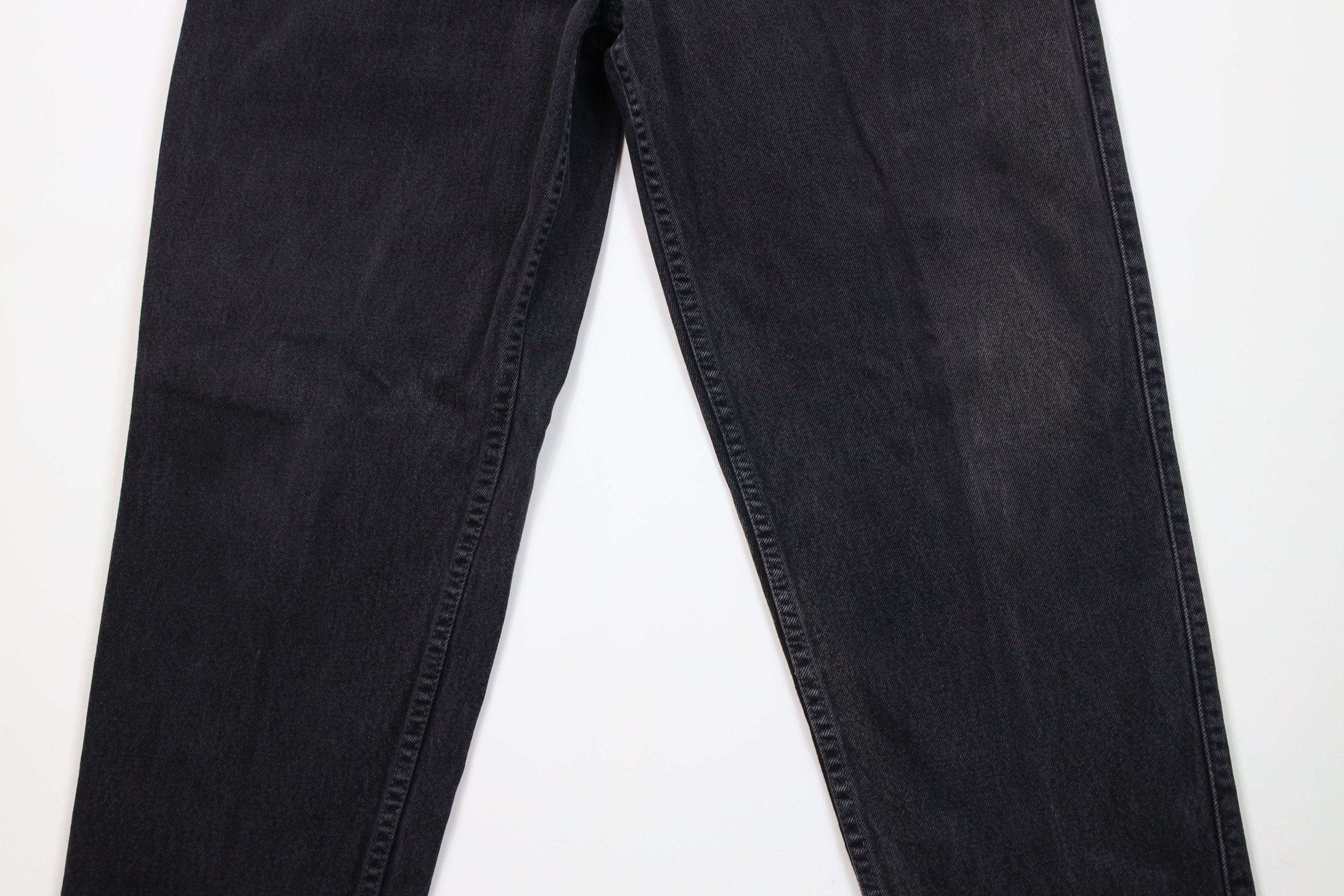 Levi's Vintage 90s Levis 545 Loose Fit Denim Jeans Black USA Size US 36 / EU 52 - 3 Thumbnail