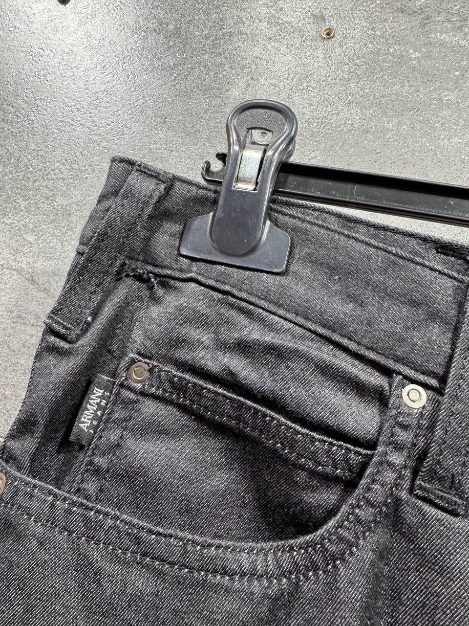 Armani Armani Jeans 8N6J45 Slim Fit Grey Shine Jeans Mens Size 31 Size US 31 - 3 Thumbnail