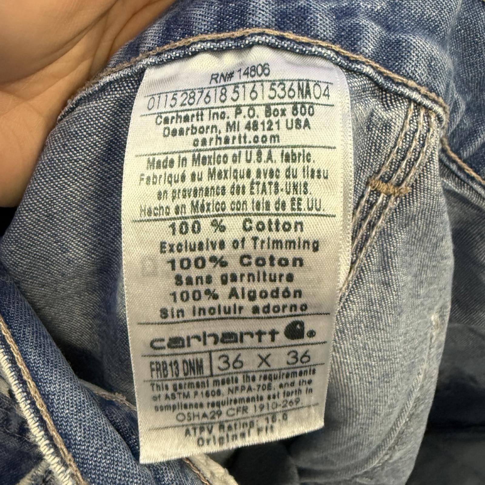 Carhartt Carhartt FR Jeans -- 36 x 36 -- Size US 36 / EU 52 - 3 Thumbnail