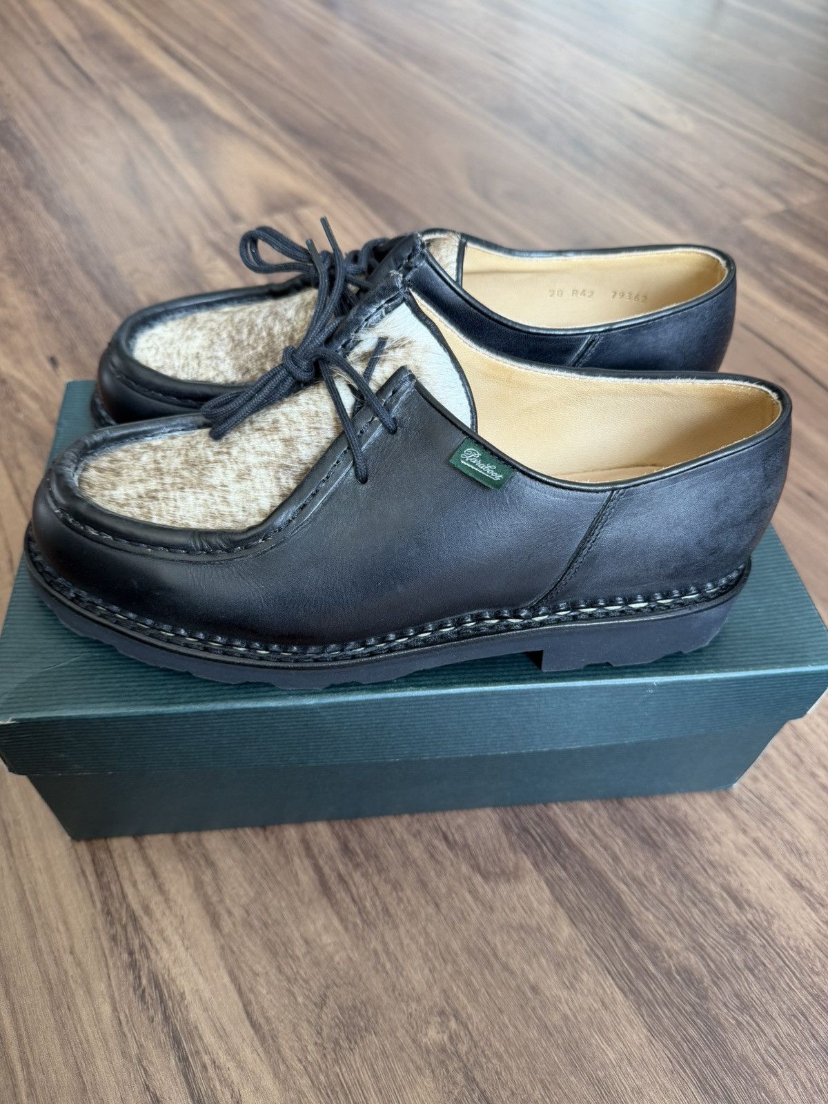 Paraboot Paraboot Michael Lis Noir PLPP Mouchete 42 Size US 9 / EU 42 - 2 Thumbnail