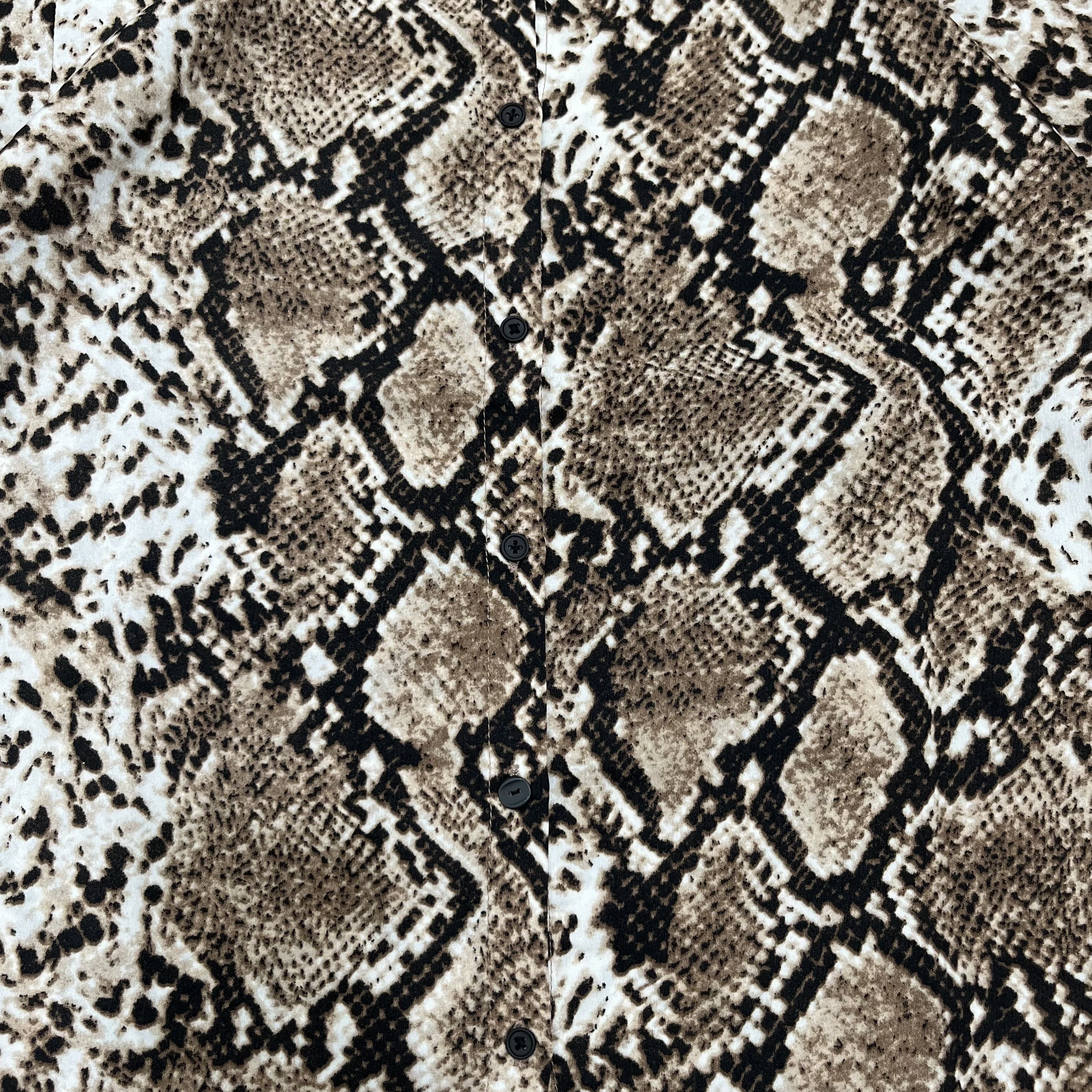 Japanese Brand Python Snake Print Shirt Button Up Size US M / EU 48-50 / 2 - 4 Thumbnail