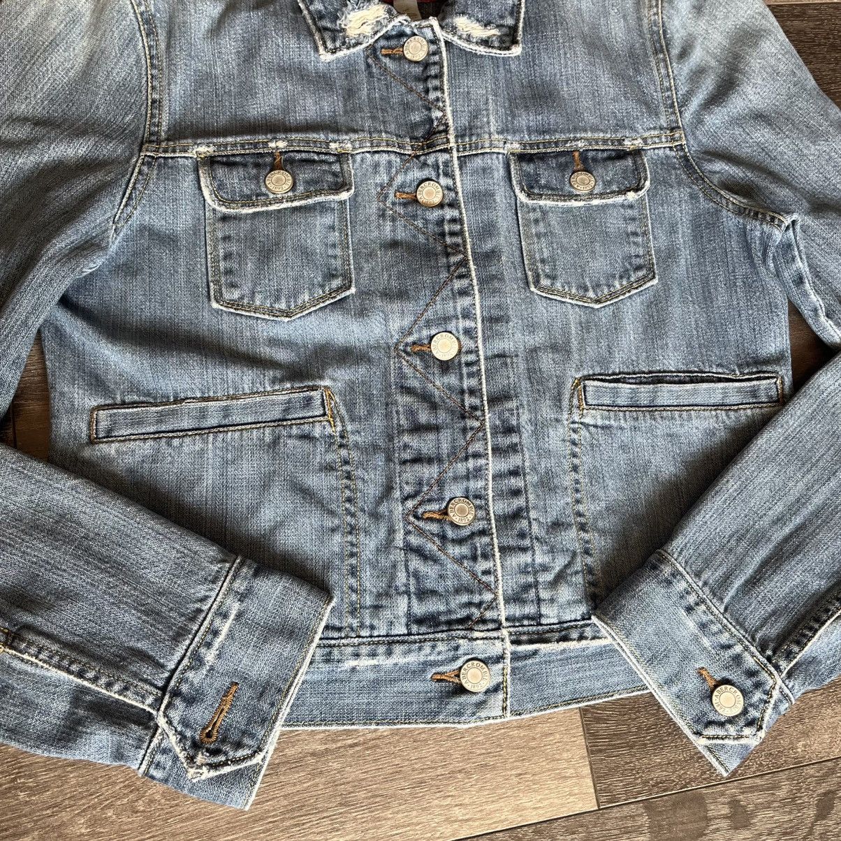 Abercrombie & Fitch Vintage 2000s Abercrombie & Fitch Denim Trucker Jean Jacket Size L / US 10 / IT 46 - 3 Thumbnail