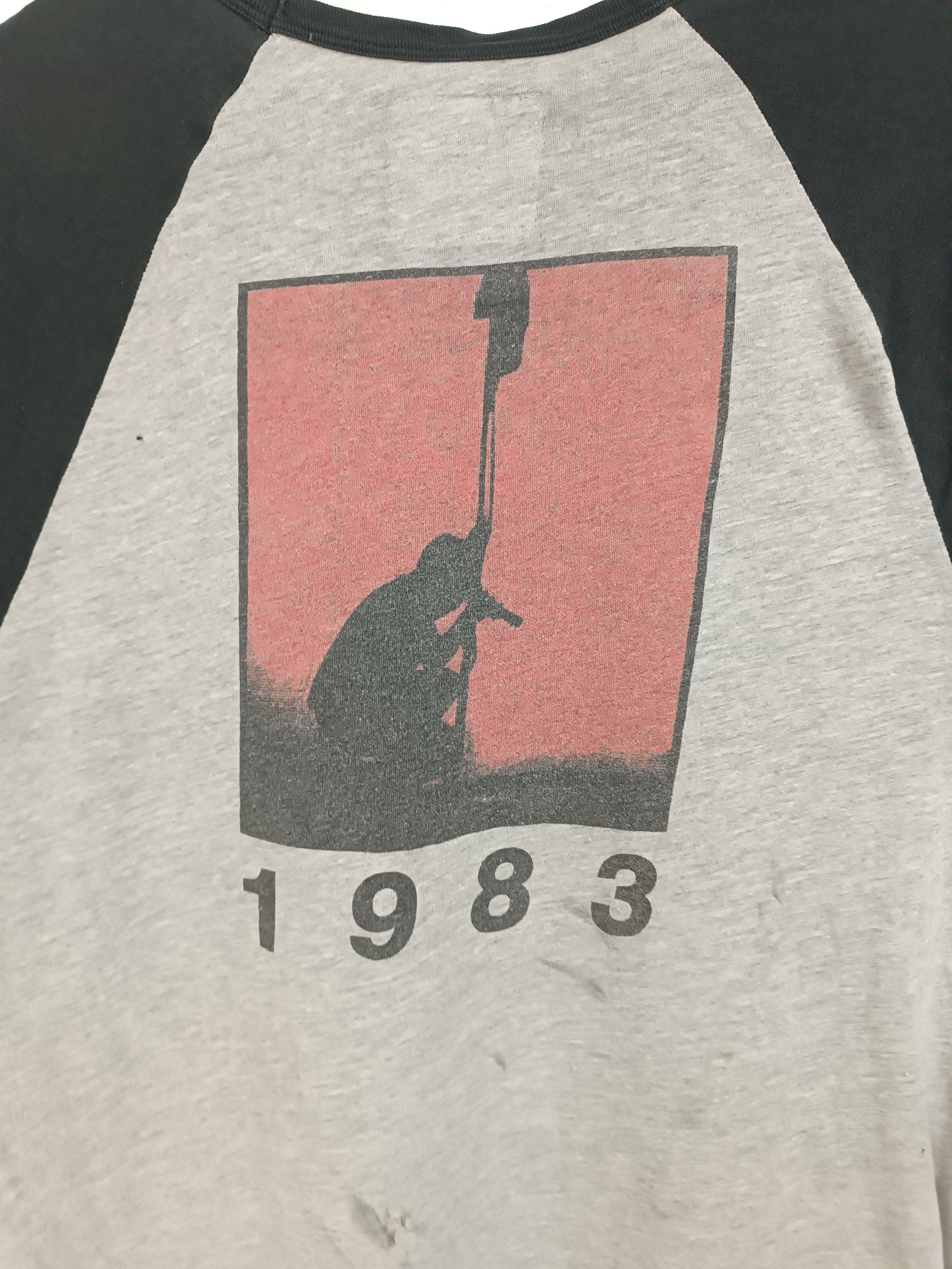 Band Tees THRASHED FADED VINTAGE U2 BLOOD RED SKY VERY RARE Size US L / EU 52-54 / 3 - 11 Thumbnail
