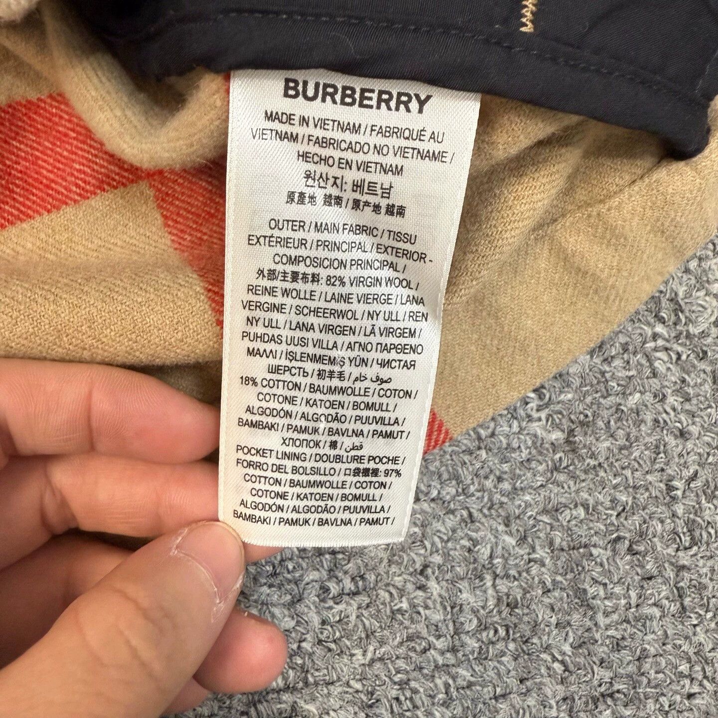 Burberry Burberry Wool Check Zipped Jacket XXL 99 New Size US XXL / EU 58 / 5 - 4 Thumbnail