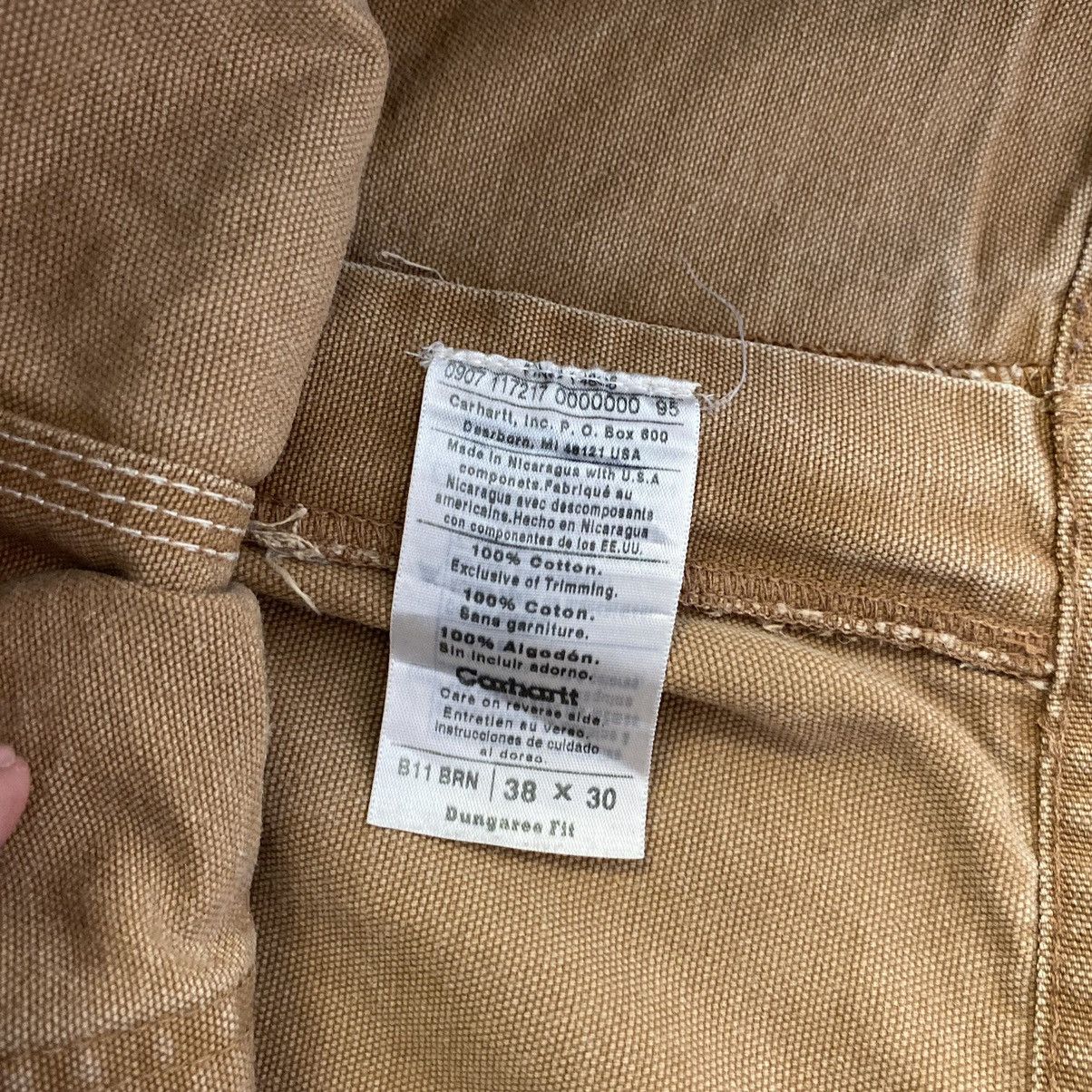 Carhartt Vintage Carhartt Faded Tan Dirty Carpenter Workwear Pants Size US 36 / EU 52 - 24 Thumbnail