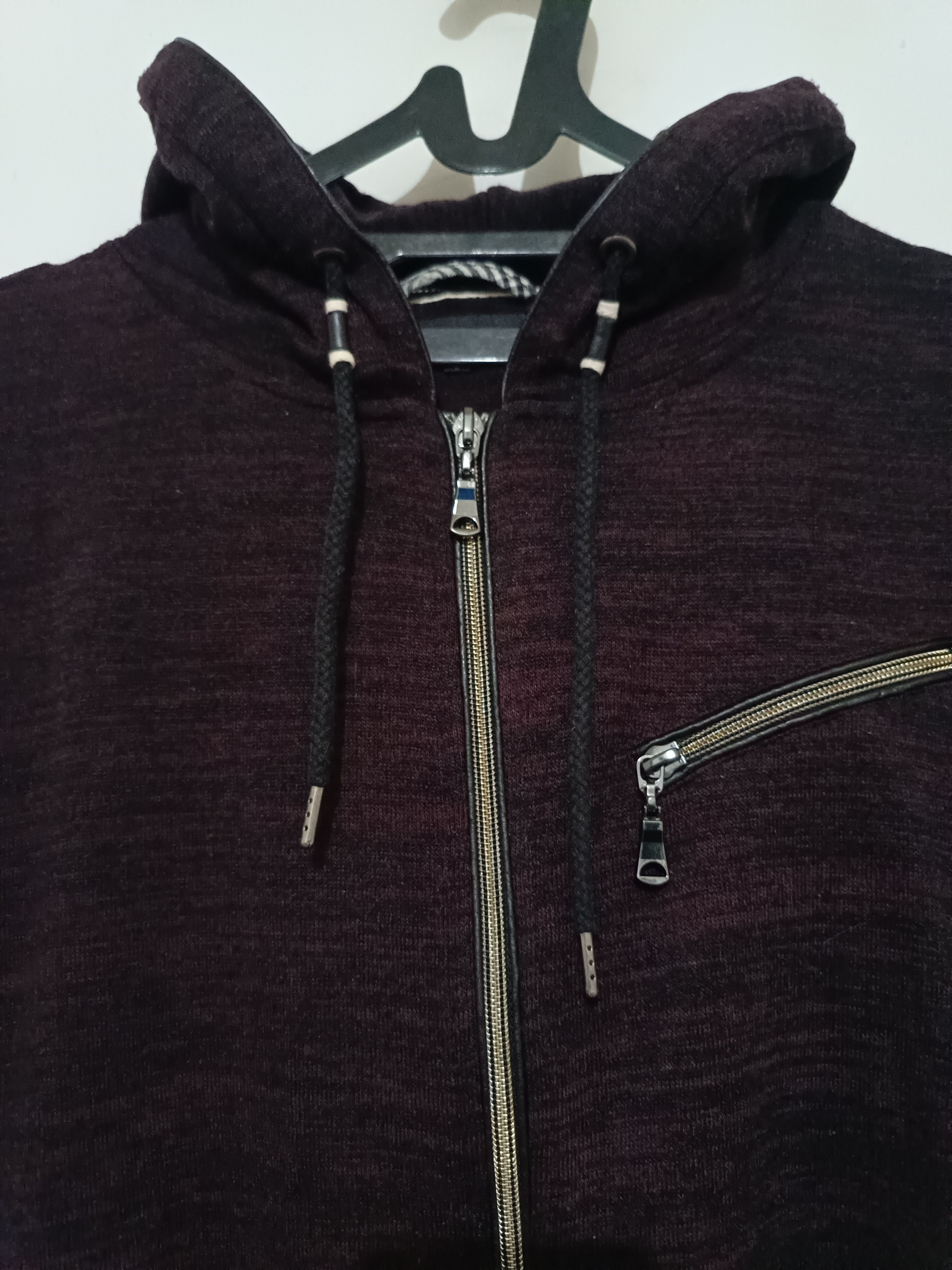 semanticdesign 2000s Semantic Design Maroon - Vkei Style Zip Hoodie Size US L / EU 52-54 / 3 - 3 Thumbnail
