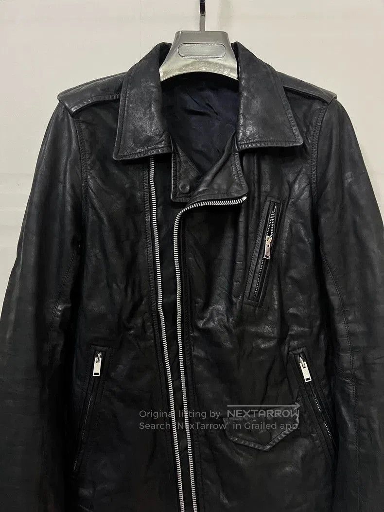 Rick Owens Rick Owens Motorcycle rider leather coat jacket. Size US S / EU 44-46 / 1 - 5 Thumbnail