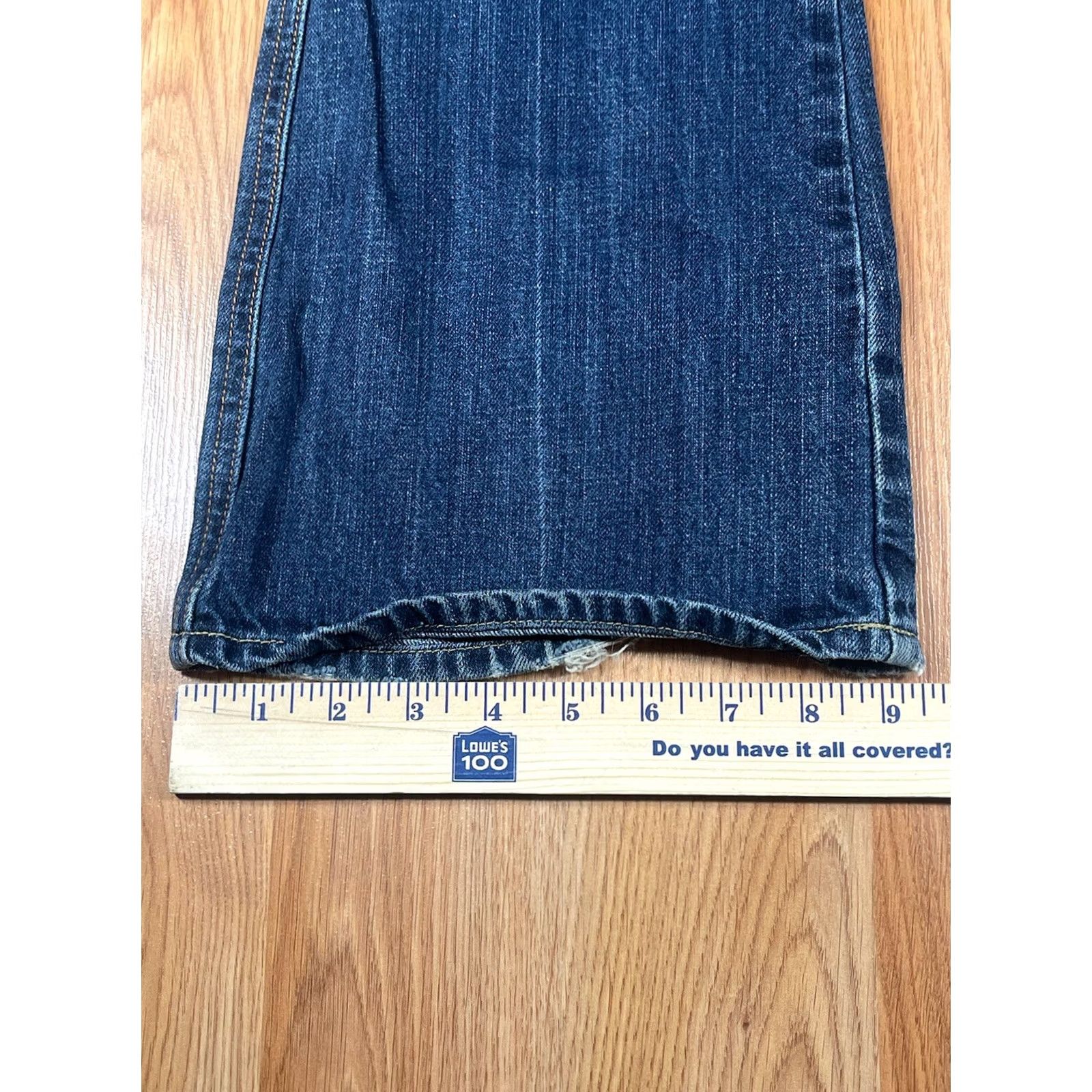 7 For All Mankind 7 For All Mankind A Pocket Bootcut Flat Front Blue Jeans Pants Womens Size 29 Size 29" - 6 Thumbnail