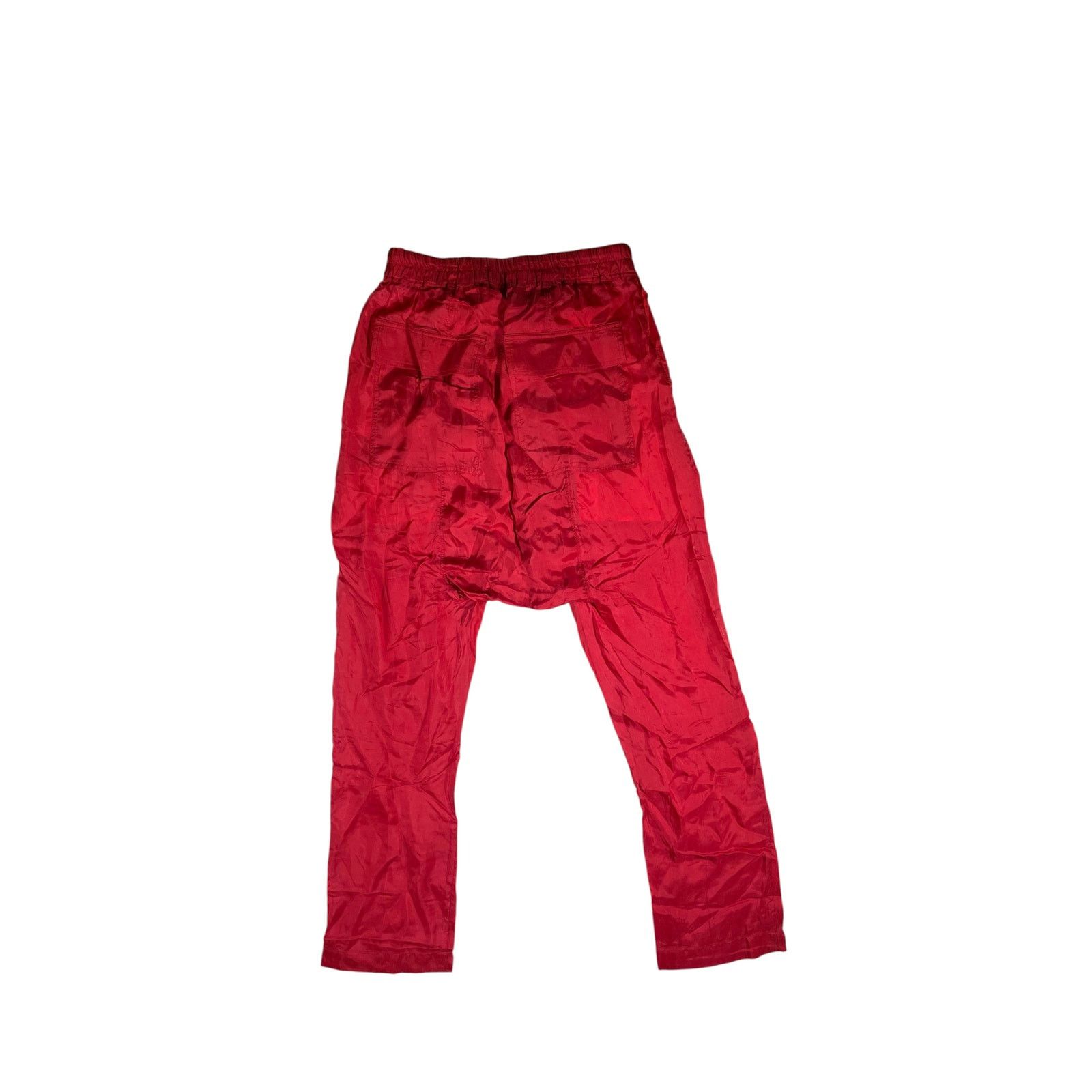 Rick Owens Rick Owens Red Drawstring Pants Size US 32 / EU 48 - 2 Thumbnail