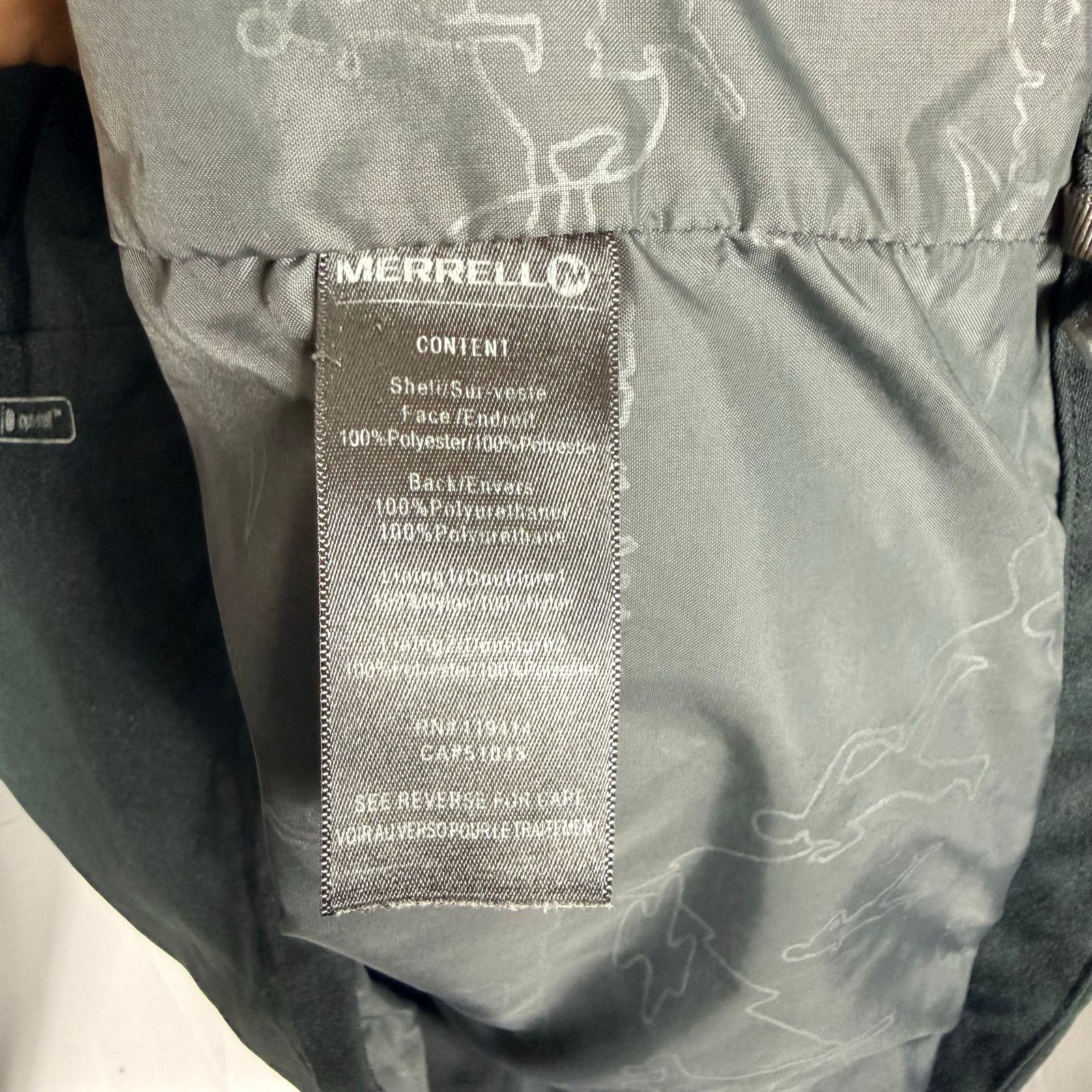 Merrell Merrell Opti-Shell Windbreaker Large Black Hooded Pockets Size US L / EU 52-54 / 3 - 8 Thumbnail