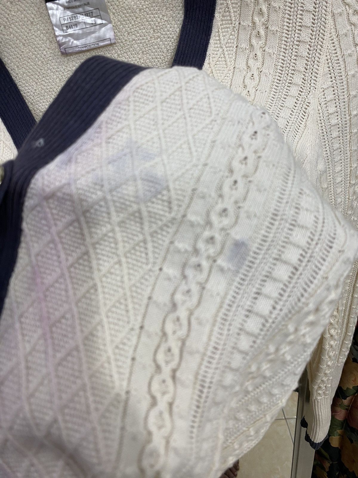 Chanel Chanel Bicolor Knit Cardigan Size XS / US 0-2 / IT 36-38 - 4 Thumbnail