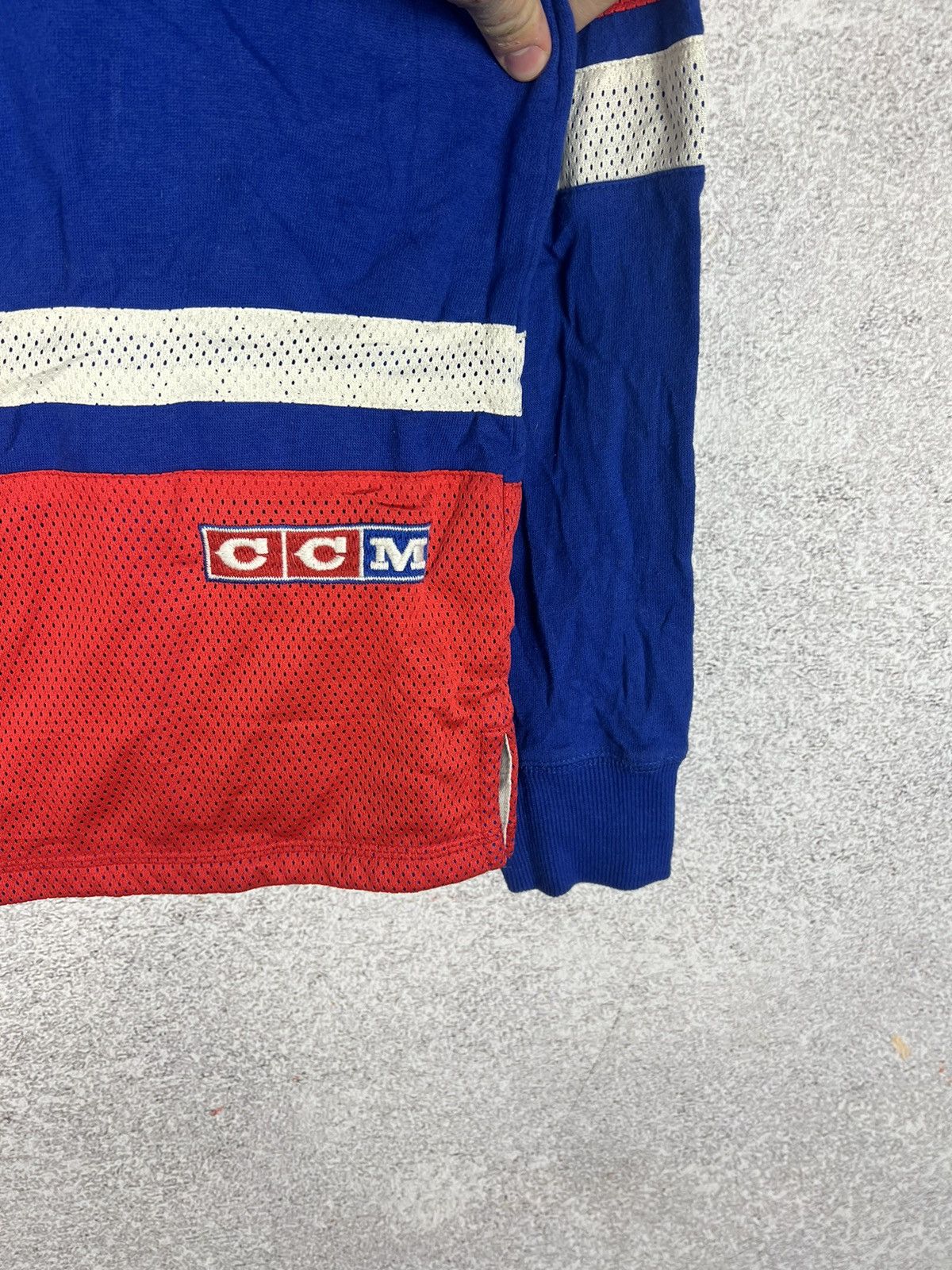NHL Vintage CCM New York Rangers NHL Jersey Hoodie Reebok Size US S / EU 44-46 / 1 - 8 Thumbnail