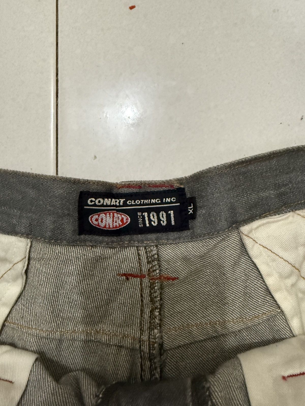 Japanese Brand Y2K Baggy CONART Multipocket Cargo Pants Size US 30 / EU 46 - 9 Thumbnail