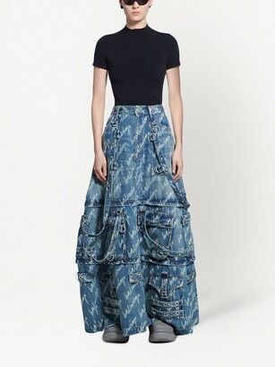 Balenciaga Balenciaga Raver denim skirt Size 36" / US 14 / IT 50 - 11 Thumbnail