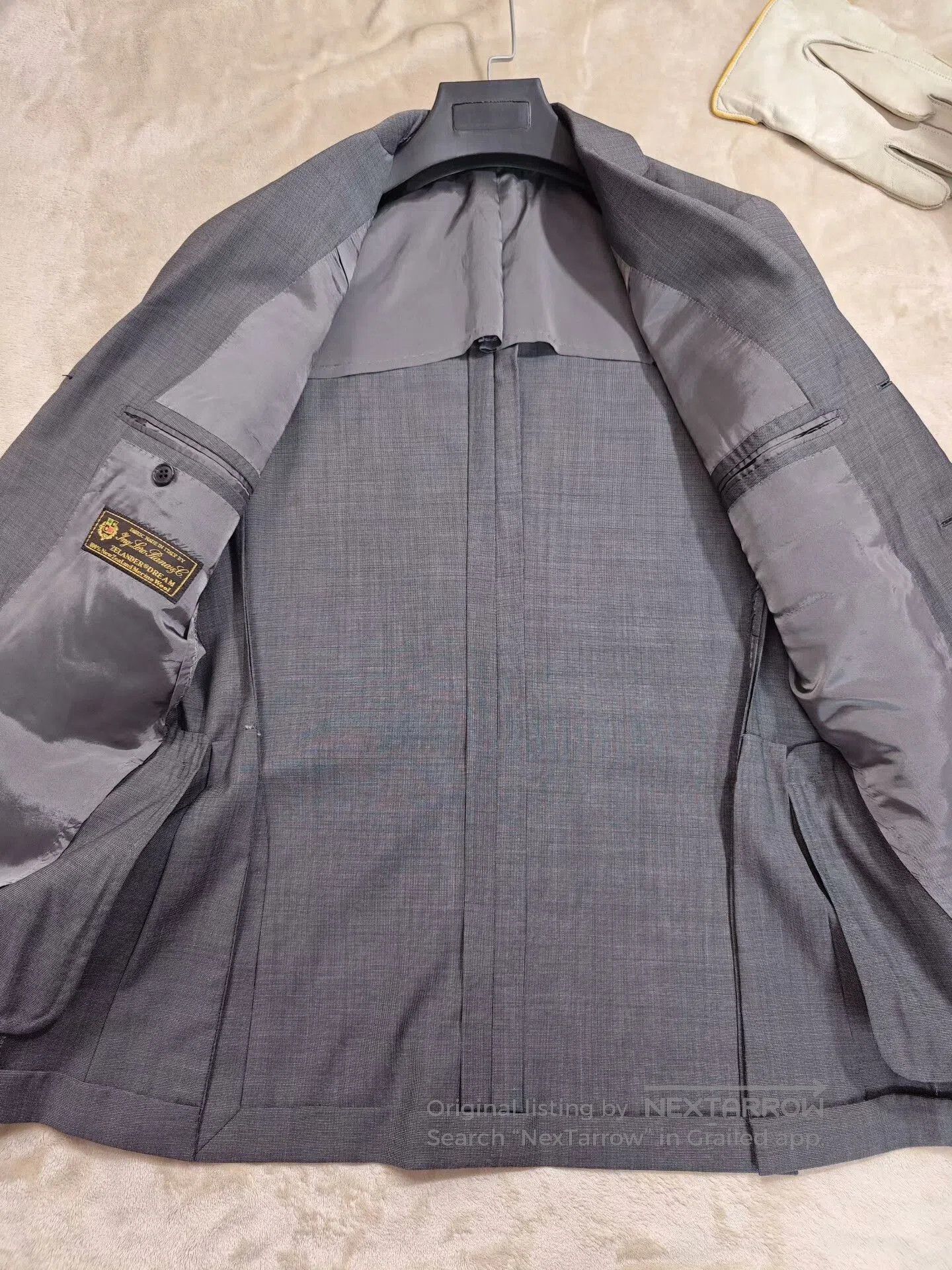 Loro Piana Italian Loro Piana Gray Wool Suit. Size US S / EU 44-46 / 1 - 5 Thumbnail