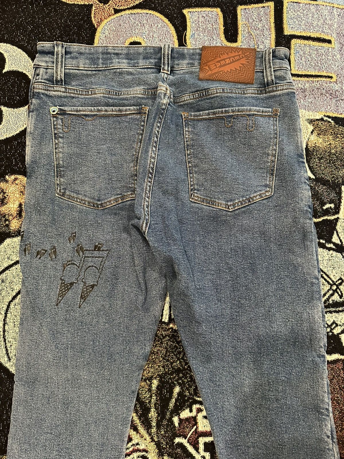 Icecream ICECREAM THE SOUND OF MUSIC JEAN MED WASH BLUE DENIM JEAN Size US 34 / EU 50 - 4 Thumbnail