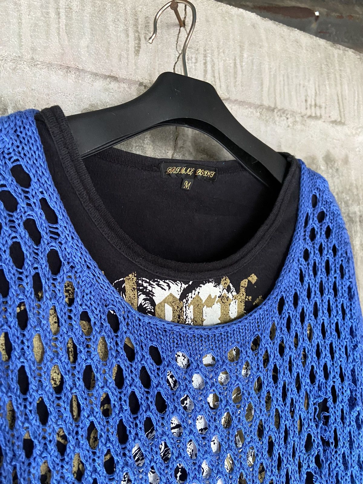 Hysteric Glamour JAPANESE PUNK STYLE 2 IN 1 KNIT UNKNOWN BRAND & LONG SLEEVE Size US M / EU 48-50 / 2 - 6 Thumbnail