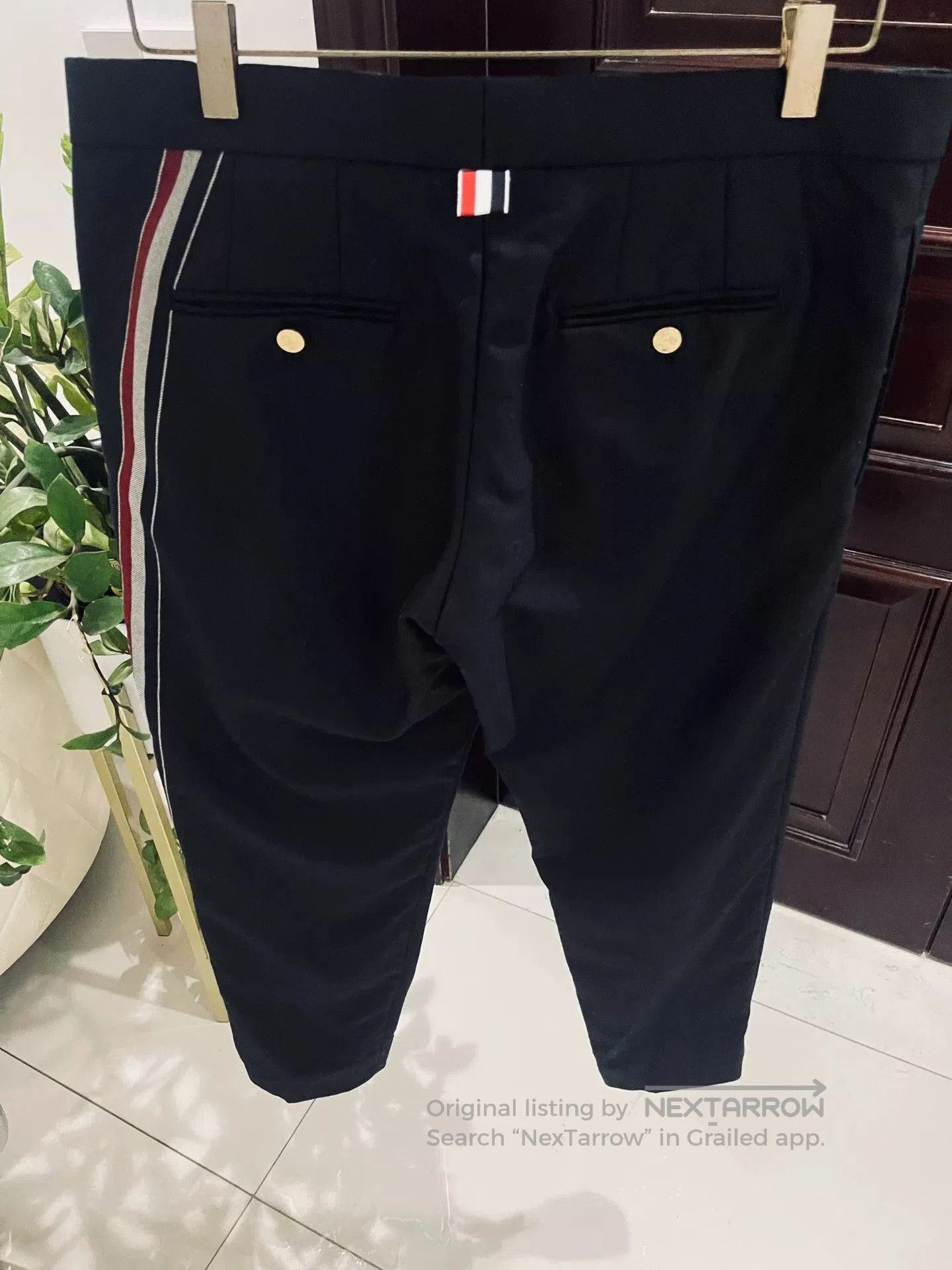 Thom Browne Thom Browne Wool Pants with Stripes. Size US 42 / EU 58 - 2 Thumbnail