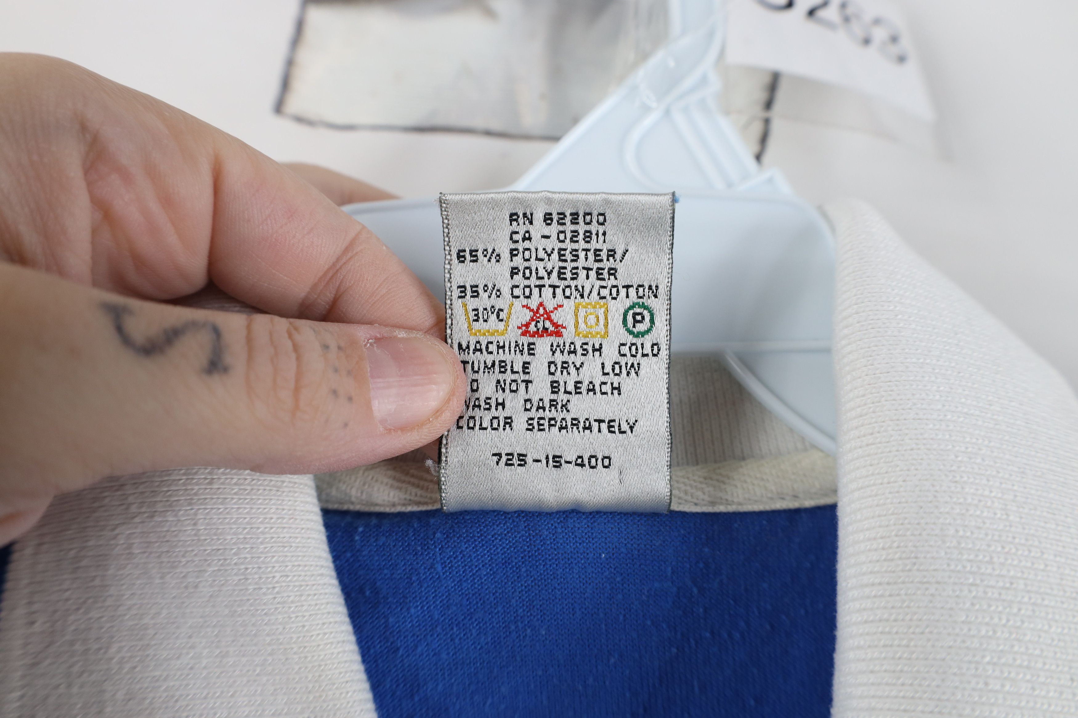 Puma Vintage 80s 90s Puma Sports Collared Rugby Polo Shirt Blue Size US M / EU 48-50 / 2 - 10 Thumbnail