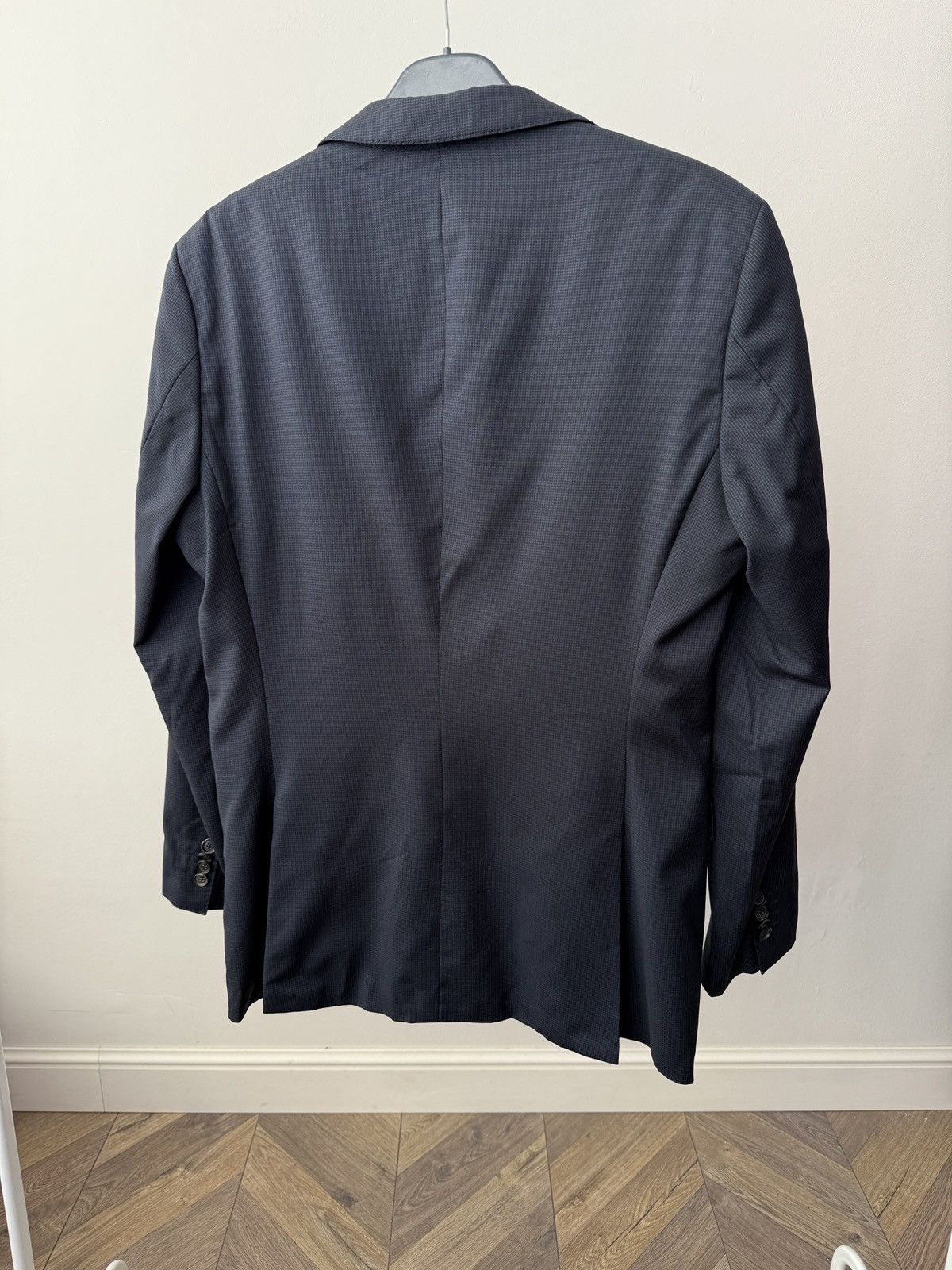 Hugo Boss Vintage Hugo Boss Two Piece Suit Navy Reda Super 110 Wool Size 48R - 10 Thumbnail
