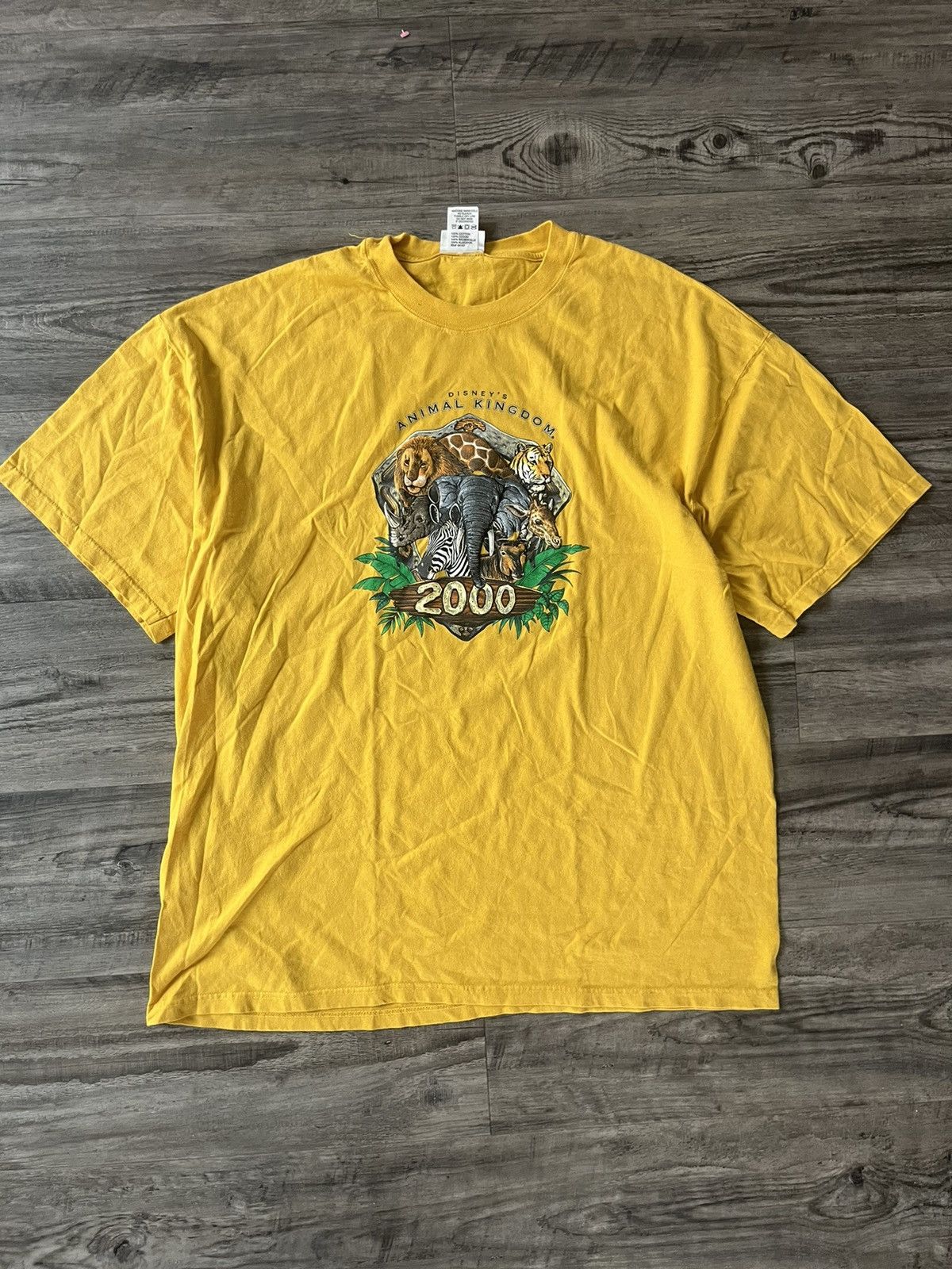 Disney × Vintage Vintage 90s y2k Disney Animal Kingdom Tee Size US XL / EU 56 / 4 - 1 Thumbnail