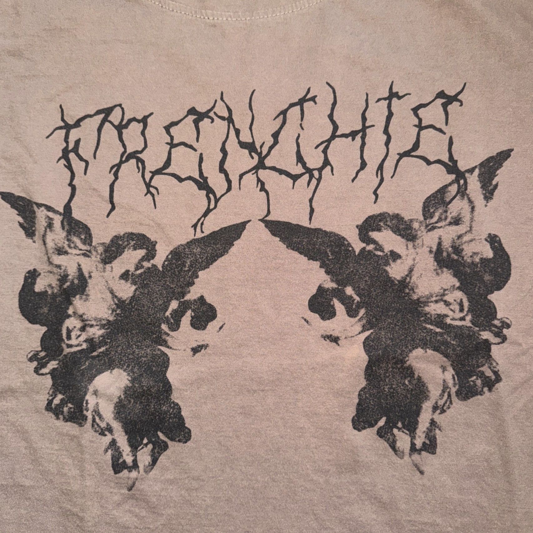 Vintage Unbranded Band T-Shirt Men XL Brown Frenchie Suffocation Metal Grunge 22x26 Size US XL / EU 56 / 4 - 2 Thumbnail