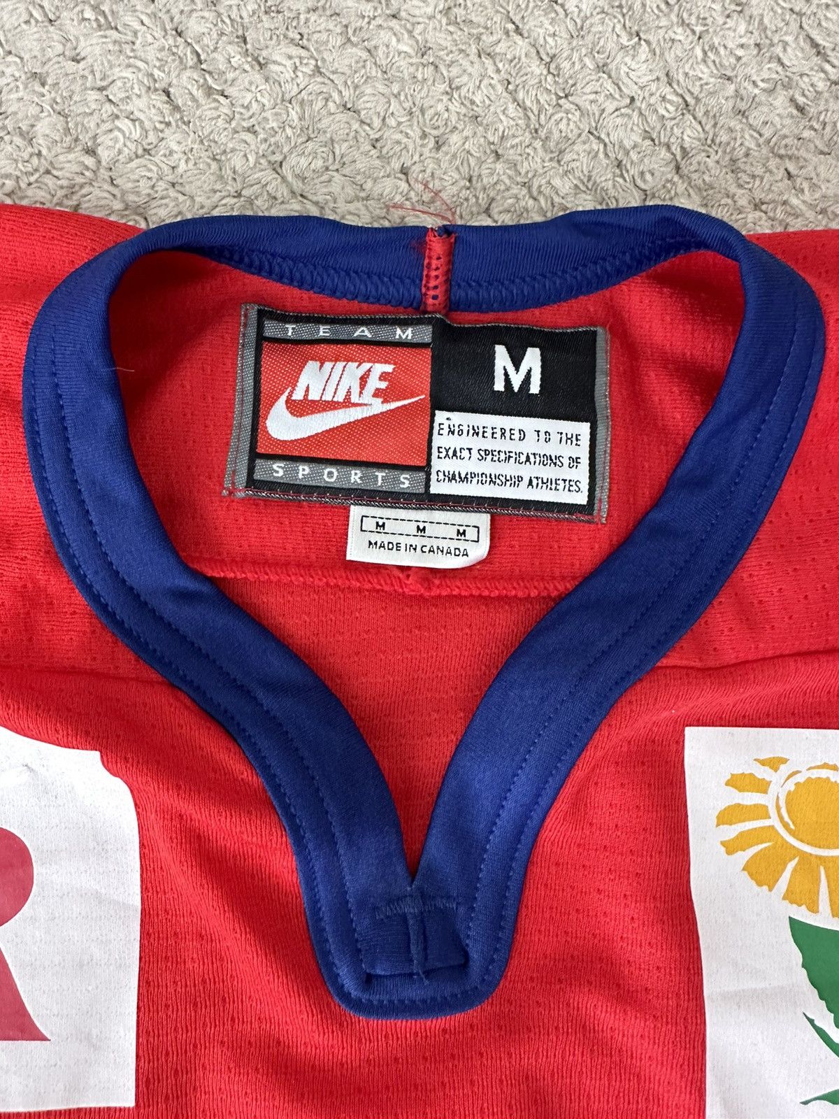 Vintage Vintage Nike Team Hockey Jersey Norway Size US M / EU 48-50 / 2 - 6 Thumbnail