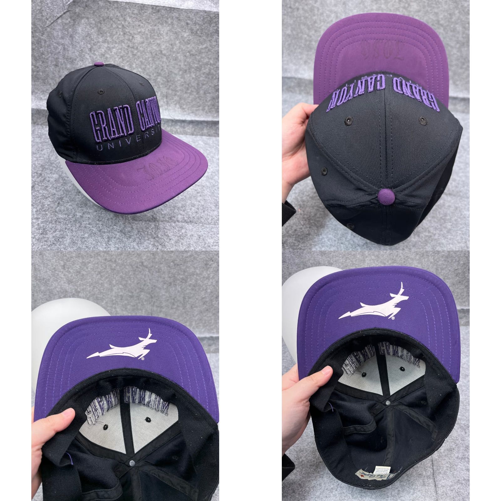 Nike Nike Grand Canyon University The Game Hat Fitted Purple Polyester Blend Mens Size ONE SIZE - 8 Thumbnail