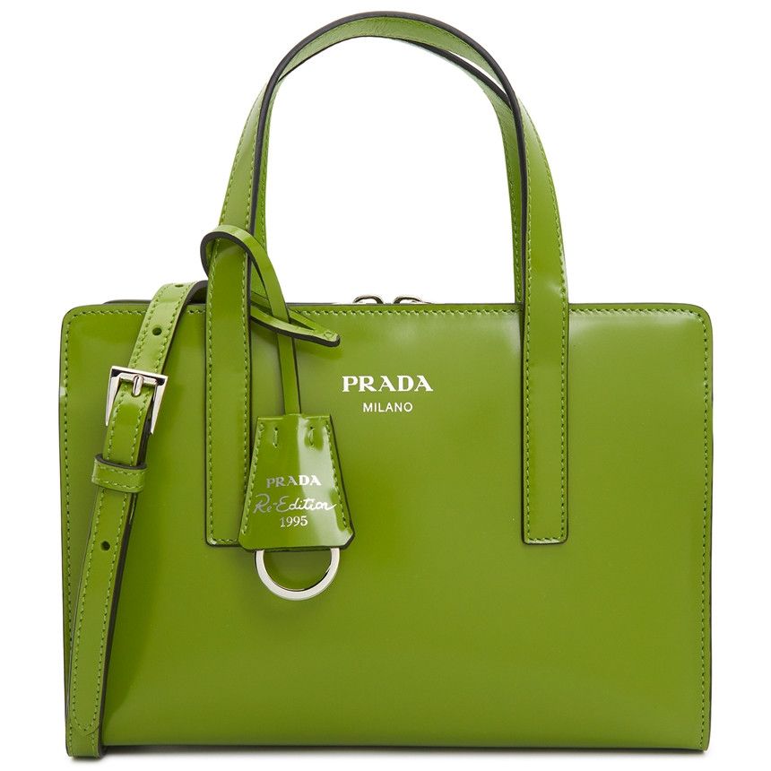 Prada Tote Bag Shoulder Bag Green