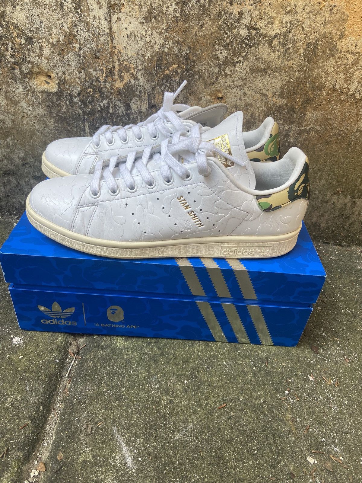 Adidas × Bape Adidas Stan Smith x Bape Size US 8.5 / EU 41-42 - 2 Thumbnail