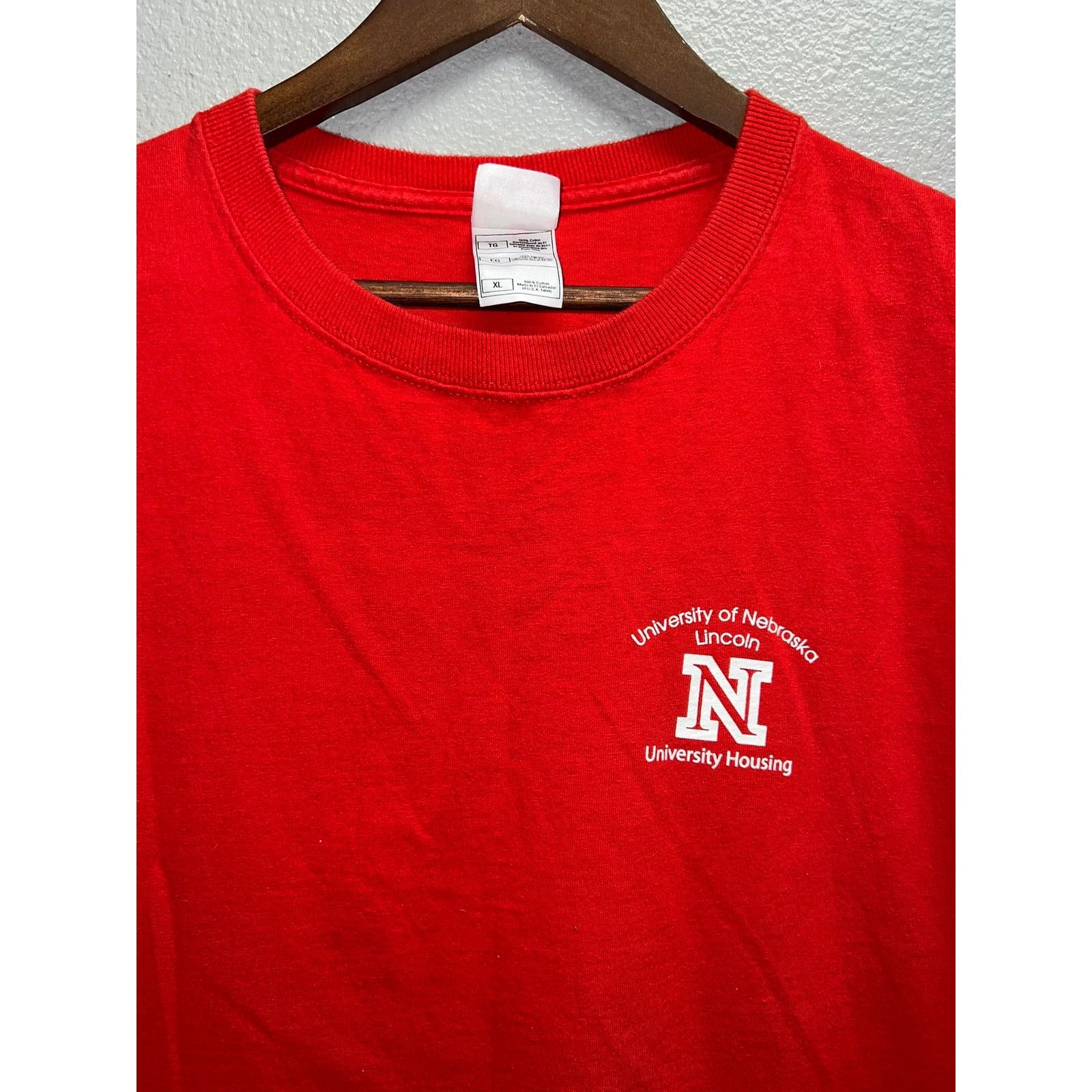 Fruit Of The Loom Vintage University Of Nebraska Lincoln Shirt College Tee XL Size US XL / EU 56 / 4 - 2 Thumbnail
