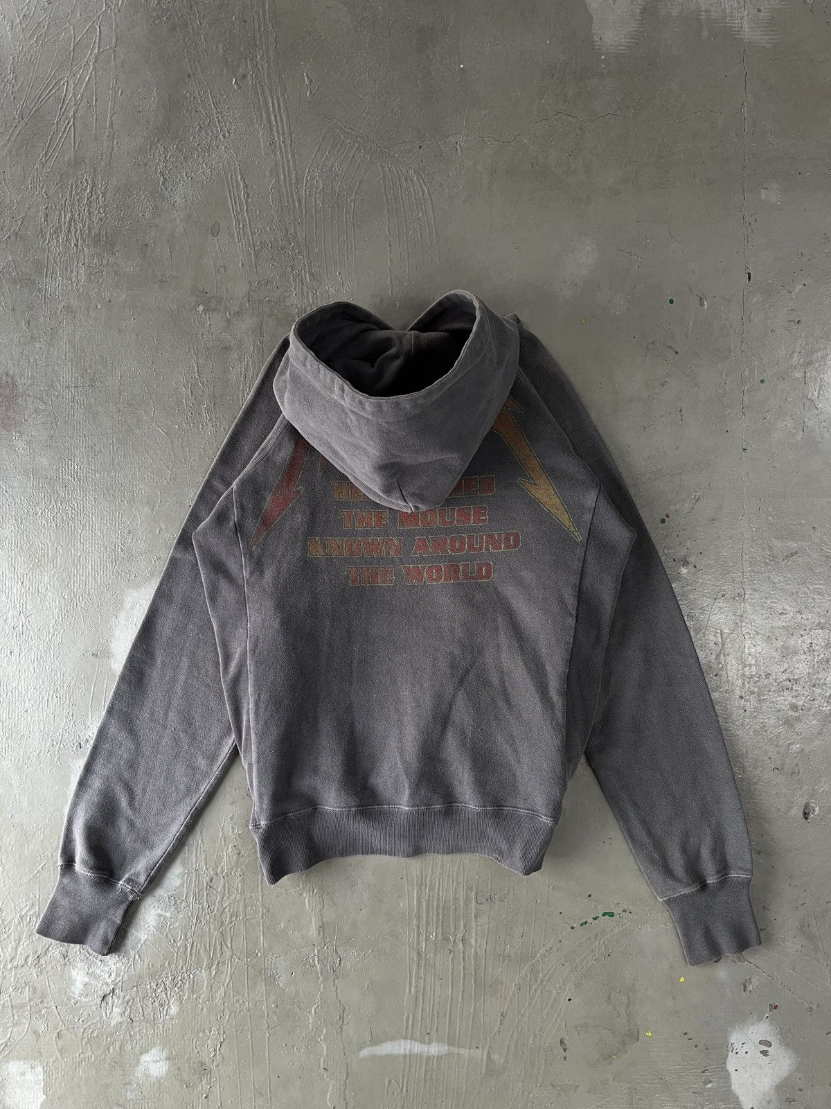 Number (N)ine Mickey Sunfaded Metallica Parody Reverse Weave Supreme Style Size US M / EU 48-50 / 2 - 6 Thumbnail