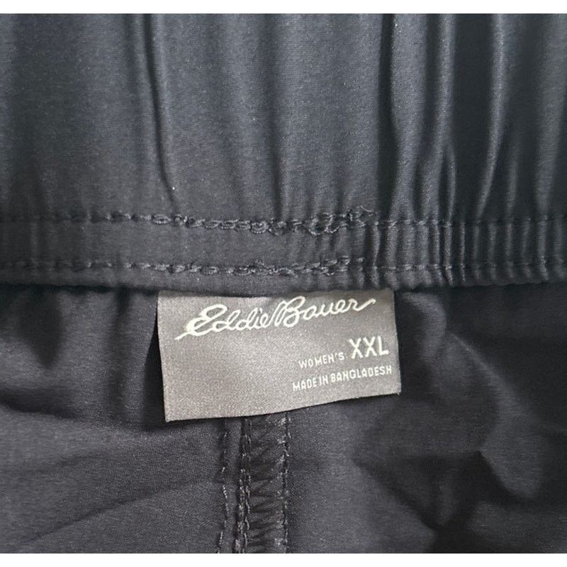 Eddie Bauer Eddie Baur Womens Black Traveler Ankle Pants UPF 50+ XXL Size 33" - 6 Thumbnail