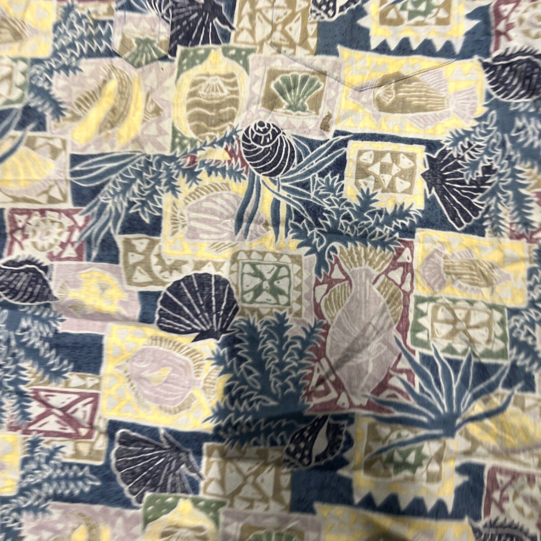 Hilo Hattie Hilo Hattie Hawaiian Shirt Mens L Short Sleeve 3 Button Up Polo Beach Summer Size US L / EU 52-54 / 3 - 2 Thumbnail