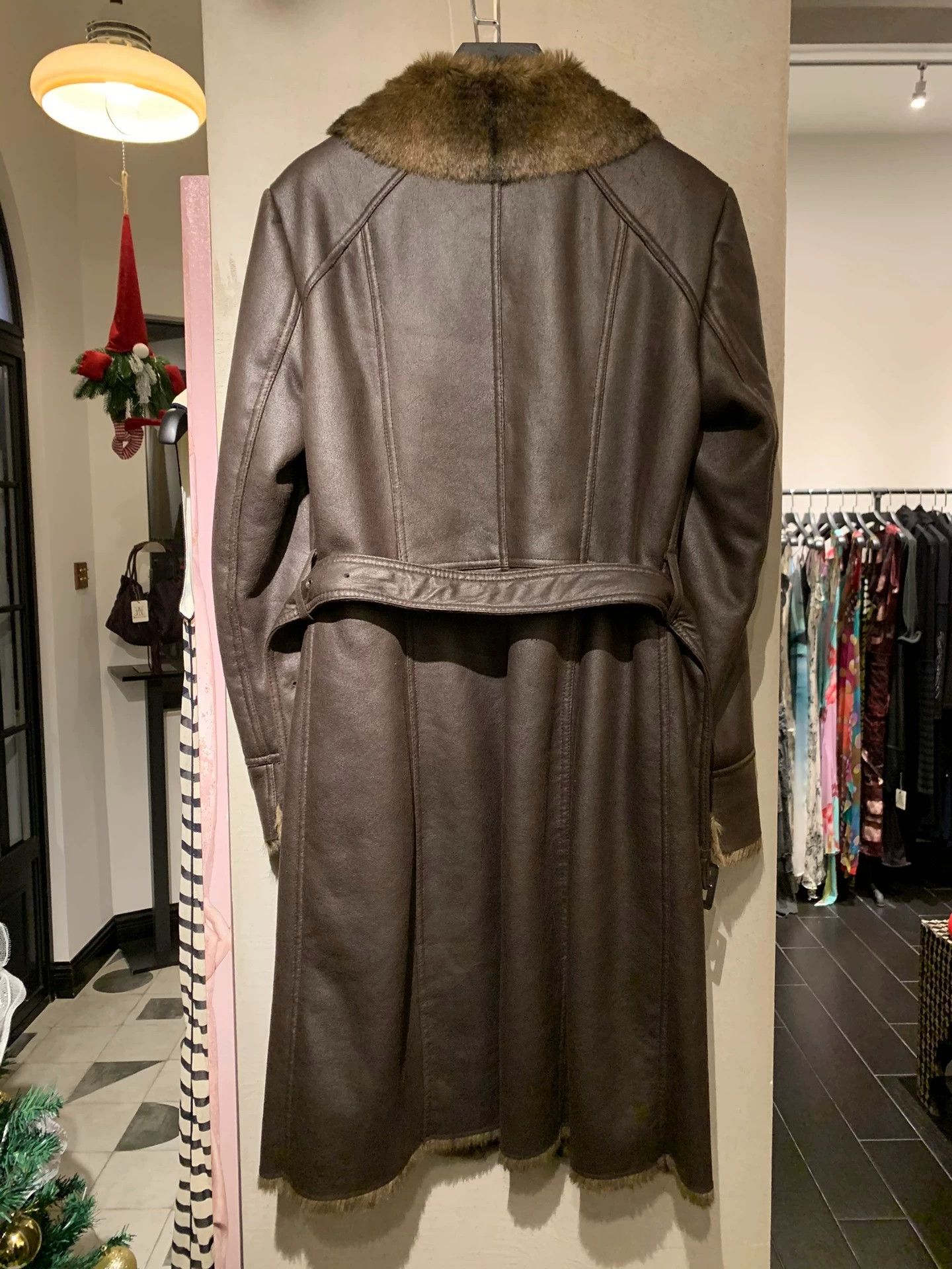 Balmain Balmain Suede Eco-Fur Coat 38 Size XS / US 0-2 / IT 36-38 - 9 Thumbnail