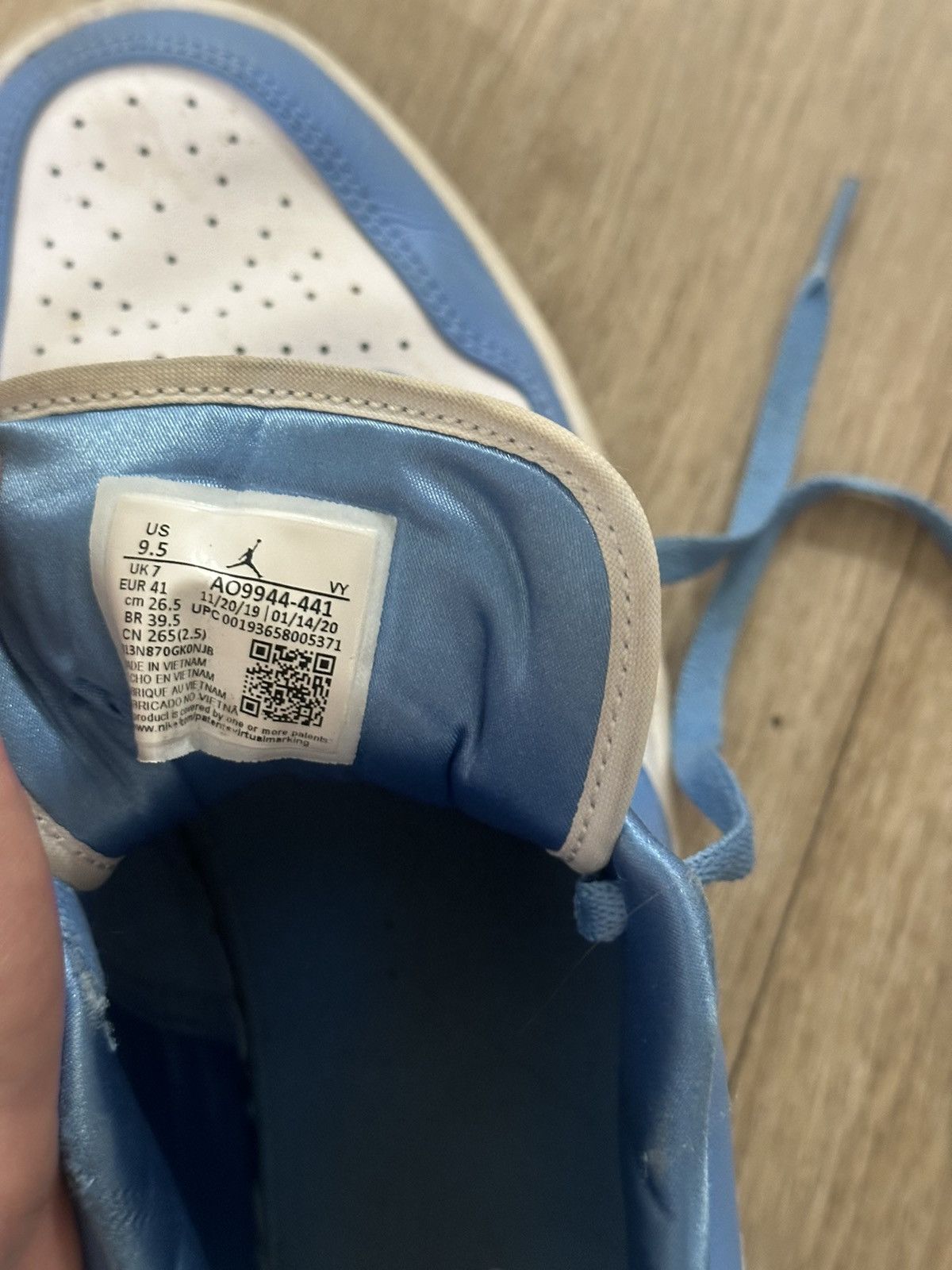 Jordan Brand UNC Jordan Size US 9.5 / EU 42-43 - 4 Thumbnail