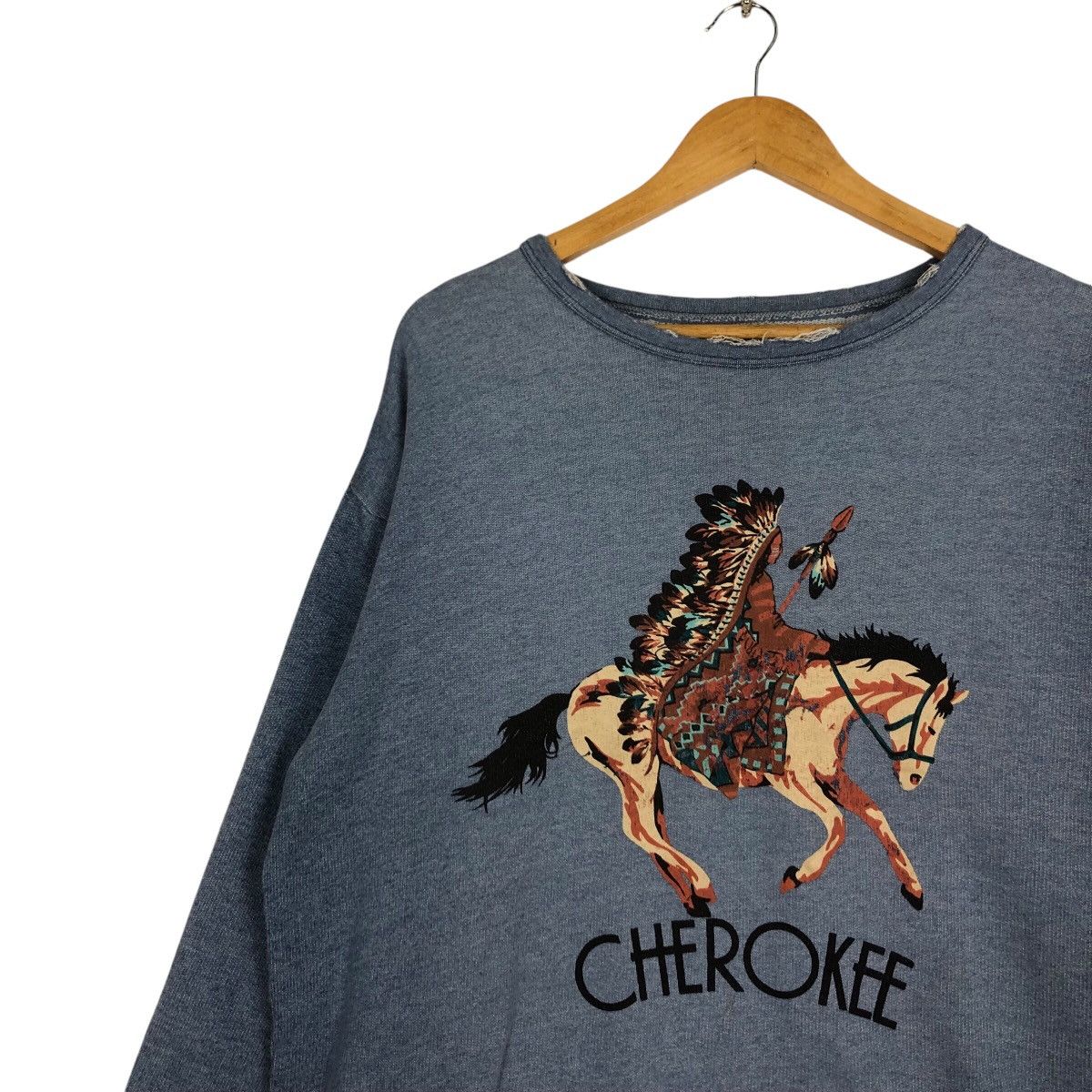 Japanese Brand × Vintage Vintage Cherokee Rare Sweatshirt Horses Rare Large Size US L / EU 52-54 / 3 - 6 Thumbnail