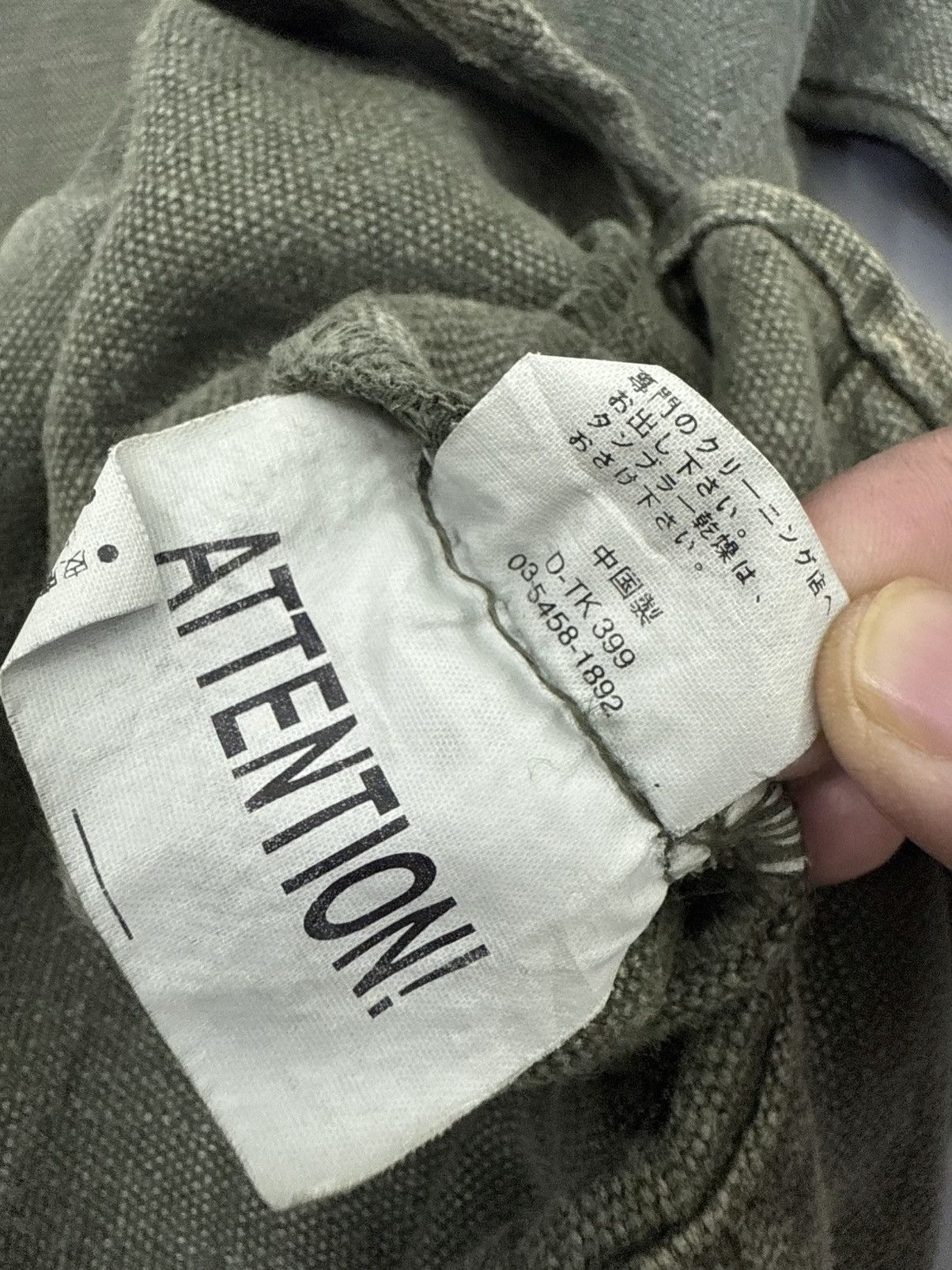 Blue Blue Japan GAIJIN MADE Handwoven Hemp Halfzip Anorak Jumper Jacket Size US M / EU 48-50 / 2 - 9 Thumbnail
