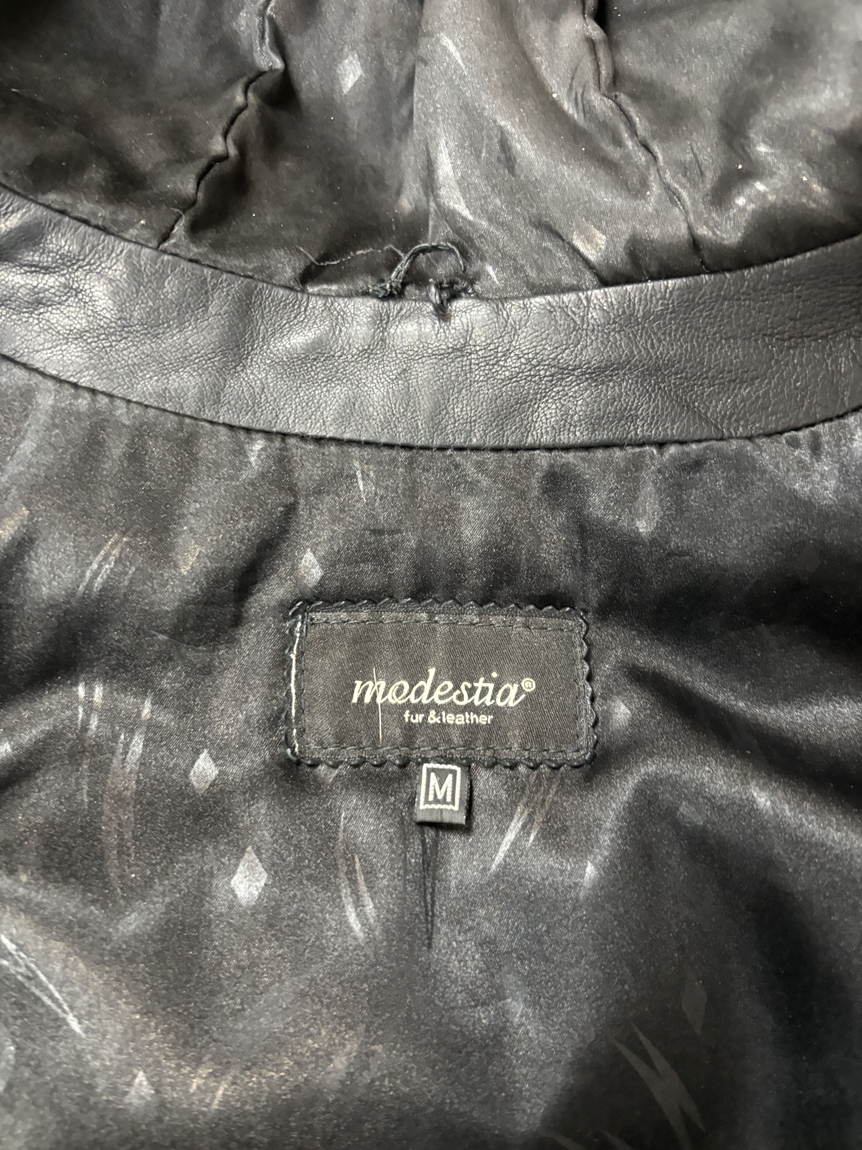 Tornado Mart JAPANESE RICK OWENS TYPE! RARE FUR/LEATHER BOMBER JACKET Size US S / EU 44-46 / 1 - 8 Thumbnail