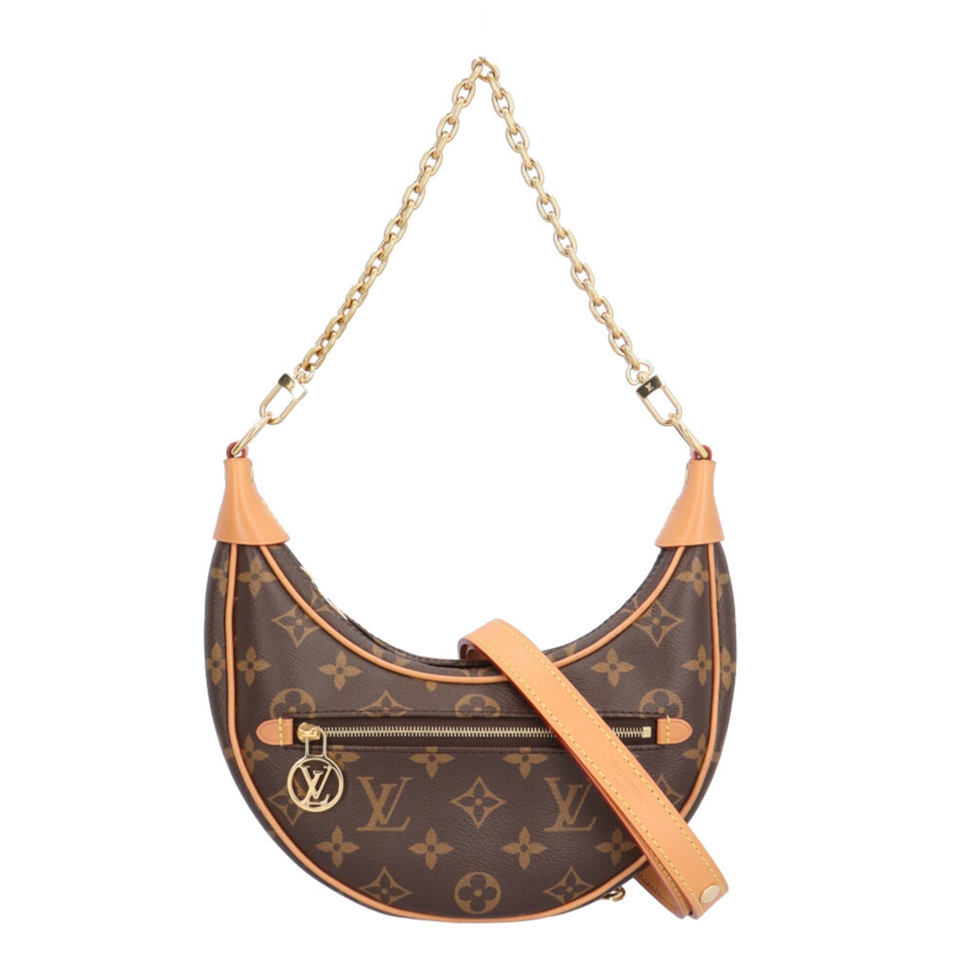 Louis Vuitton Louis Vuitton Loop Monogram Shoulder Bag, Canvas M81098 Brown, Women's, LOUIS VUITTON 2-way Size ONE SIZE - 1 Thumbnail