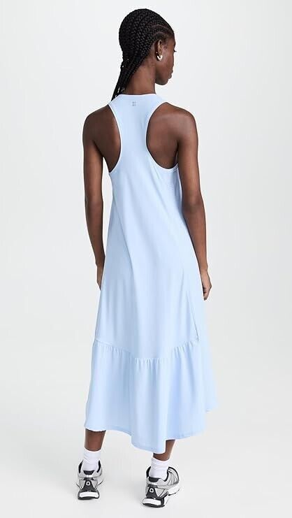 Sweaty Betty Sweaty Betty Explorer Ace Midi Dress Breeze Blue ( M ) Size M / US 6-8 / IT 42-44 - 3 Thumbnail