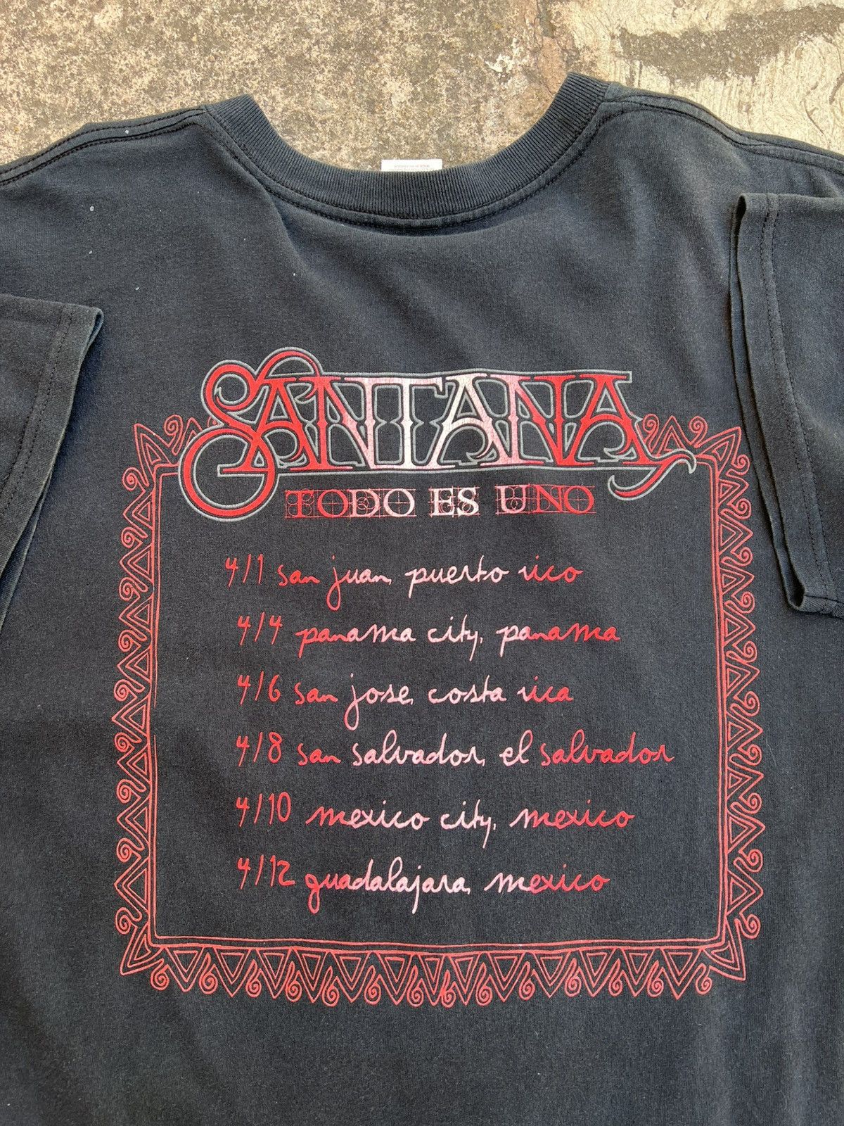 Vintage Vintage 2003 Carlos Santana Tour Size US XL / EU 56 / 4 - 4 Thumbnail