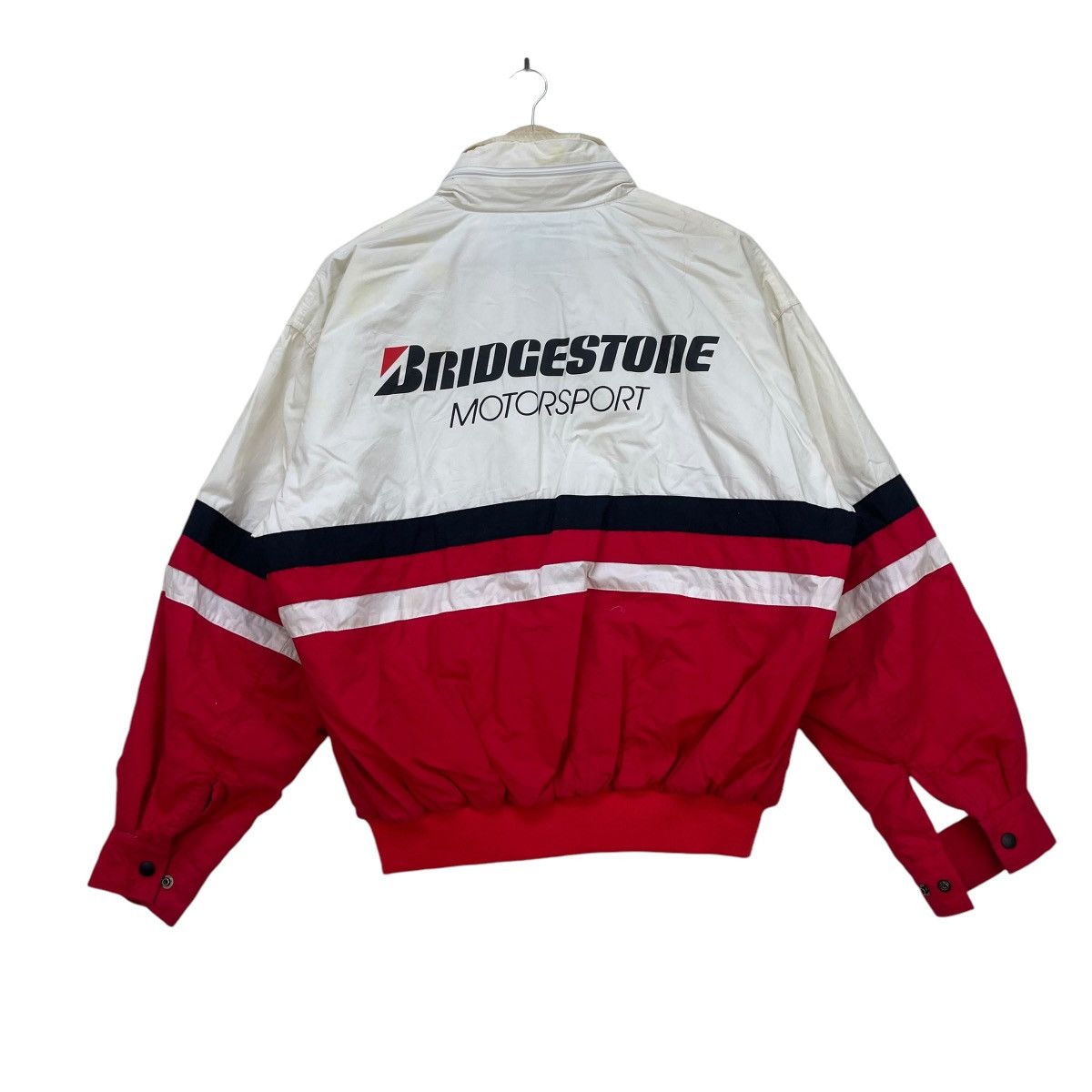 Vintage 💥Vintage 90s Bridgestone Motosport Racing Bomber Jacket Size US L / EU 52-54 / 3 - 2 Thumbnail