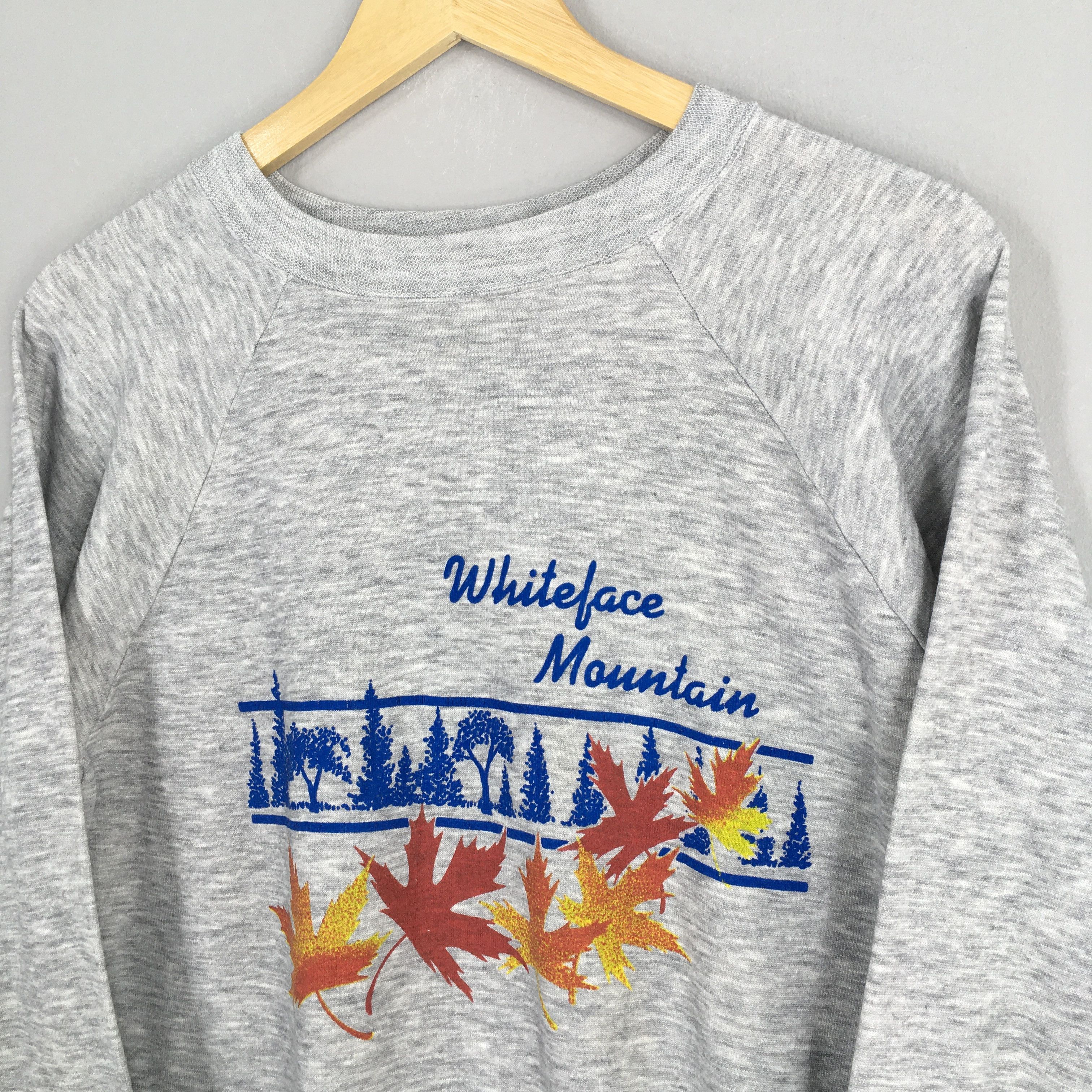 Vintage Vintage Whiteface Mountain New York Gray Sweatshirt L Size US L / EU 52-54 / 3 - 3 Thumbnail