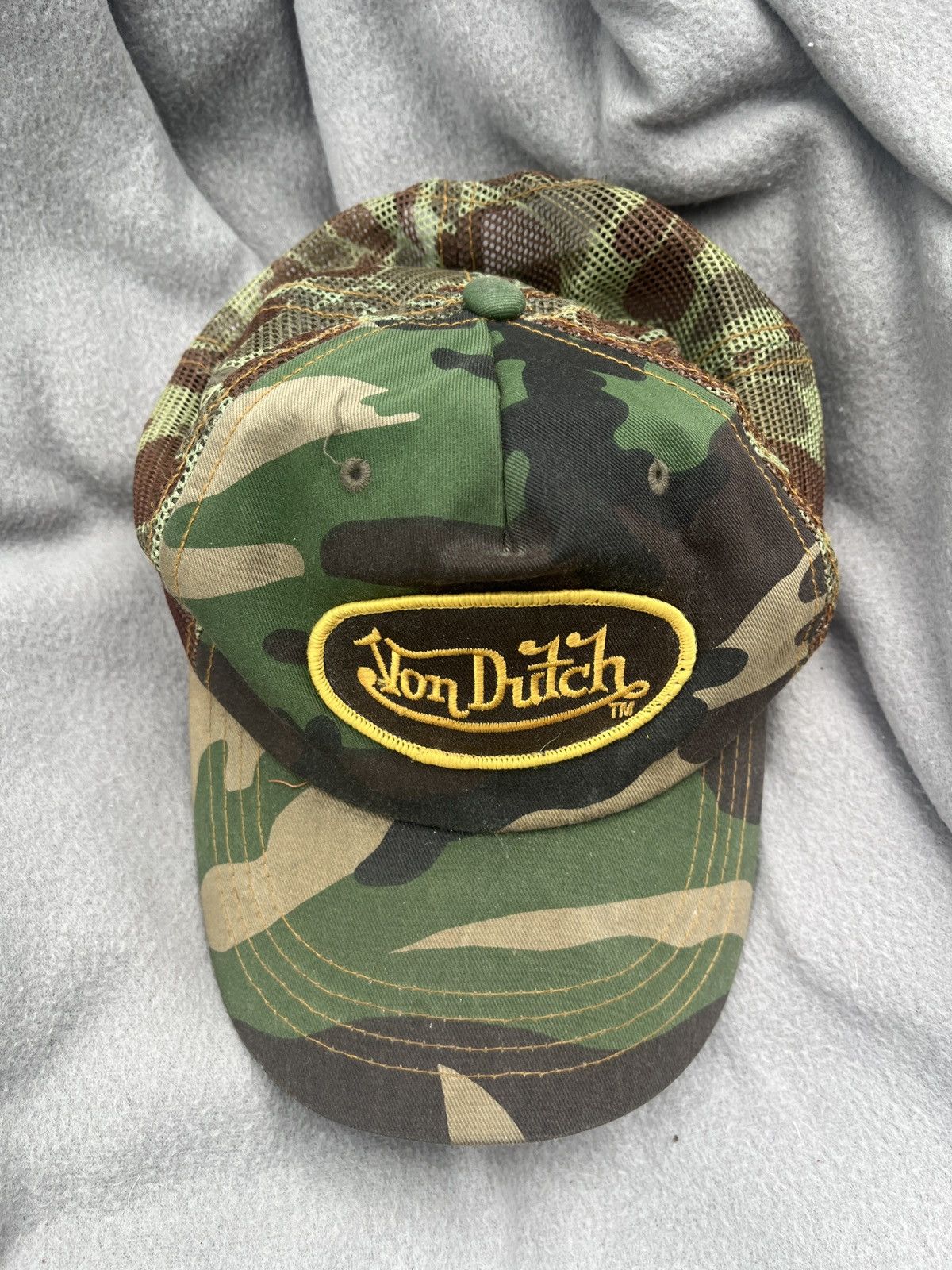 Von Dutch Von Dutch Camo Hat Size ONE SIZE - 1 Thumbnail
