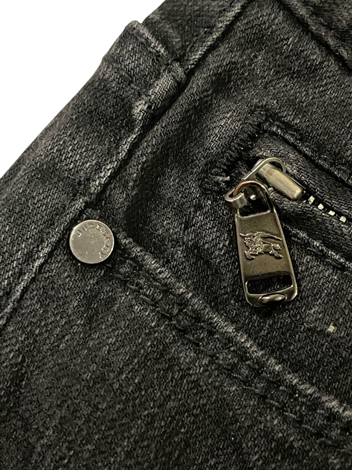 Burberry Burberry London Straight Fit Black Jeans Denim Size US 32 / EU 48 - 5 Thumbnail