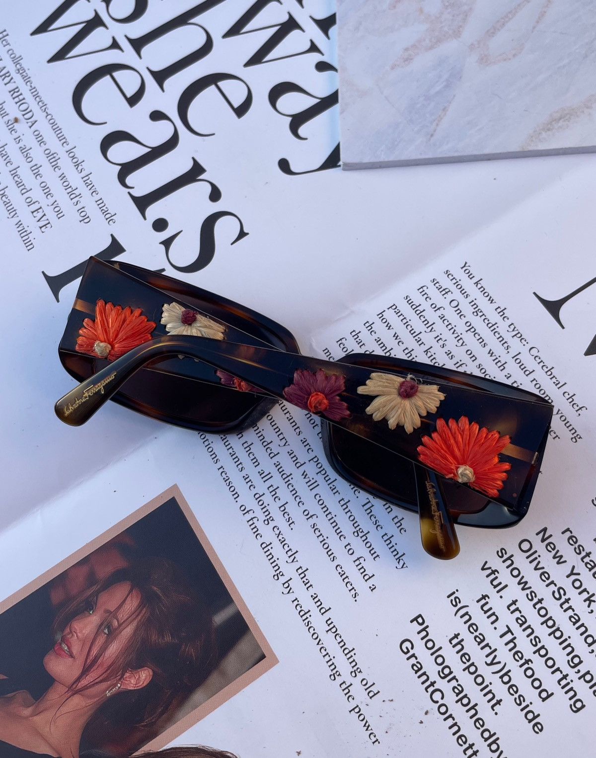 Salvatore Ferragamo Salvatore Ferragamo vintage hand made sunglasses Size ONE SIZE - 22 Thumbnail